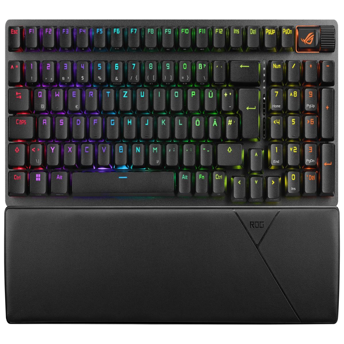 ASUS ROG Strix Scope II 96 Wireless keyboard Gaming USB + RF Wireless + Bluetooth QWERTY UK English Black