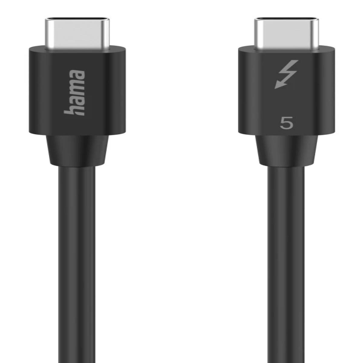 Hama USB-C USB cable USB 3.2 Gen 2 (3.1 Gen 2) 1 m USB C Black