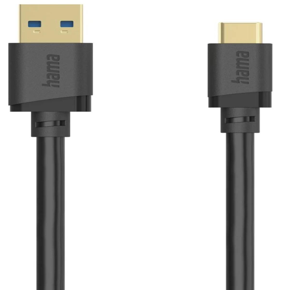Hama 00202005 USB cable USB 3.2 Gen 1 (3.1 Gen 1) 0.75 m USB A USB C Black