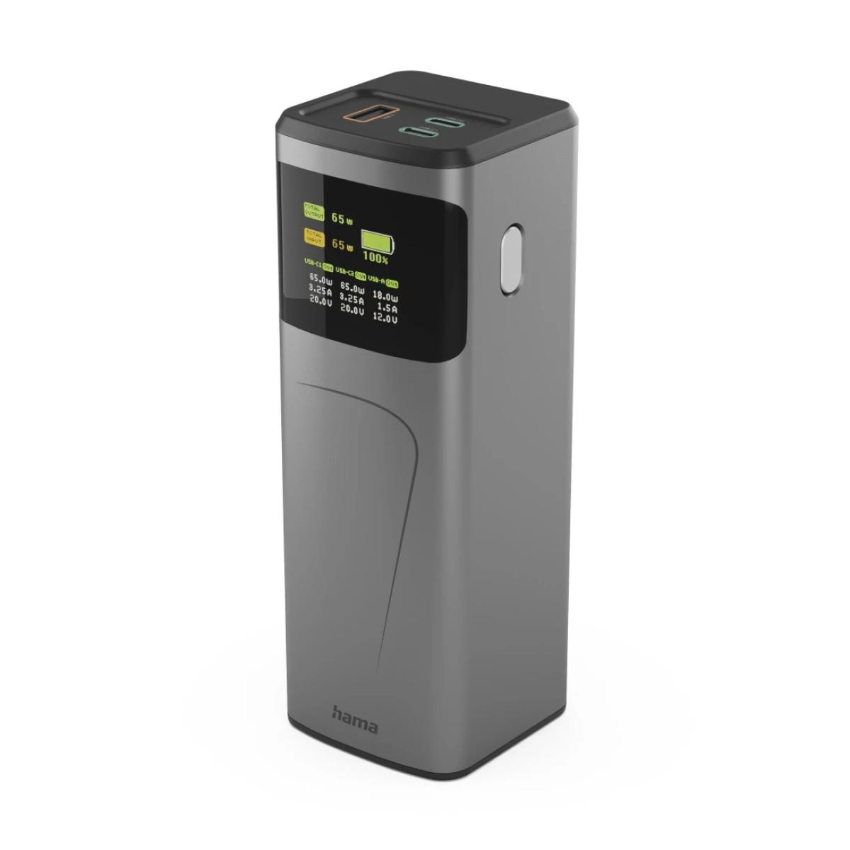 Hama High Power Lithium-Ion (Li-Ion) 20000 mAh Grey