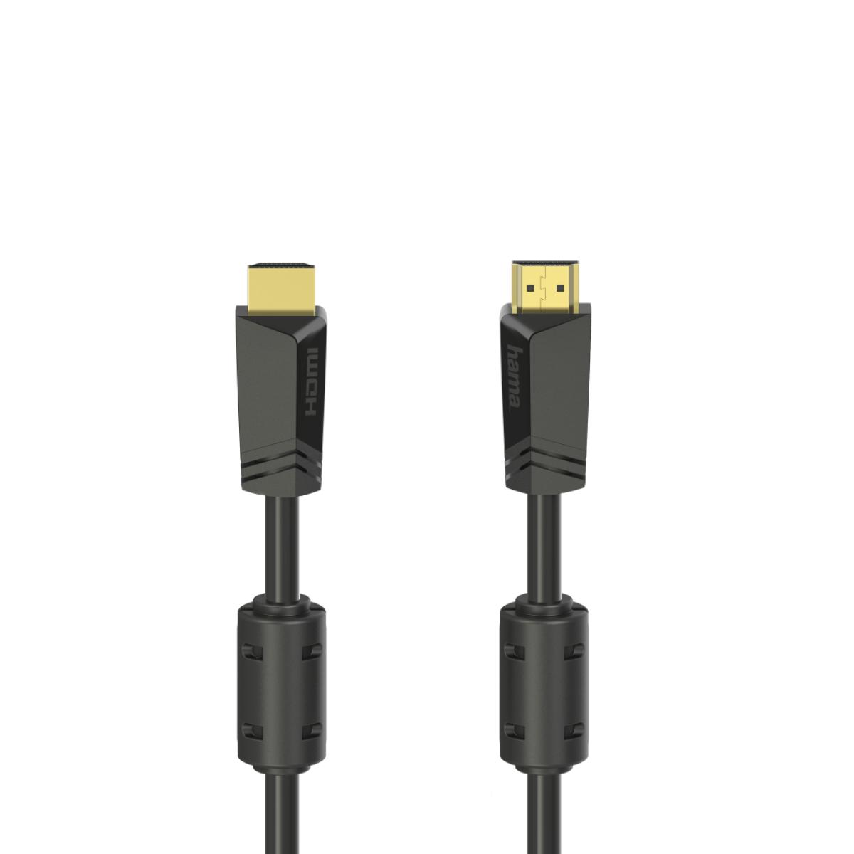 Hama High-speed HDMI Cable, Plug - Plug, 4K, Ethernet, Gold-plated, 10.0 m