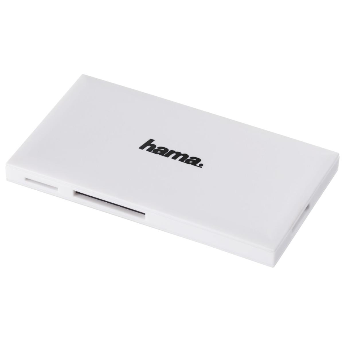 Hama USB 3.0 Multi-Card Reader, SD/microSD/CF/MS, white