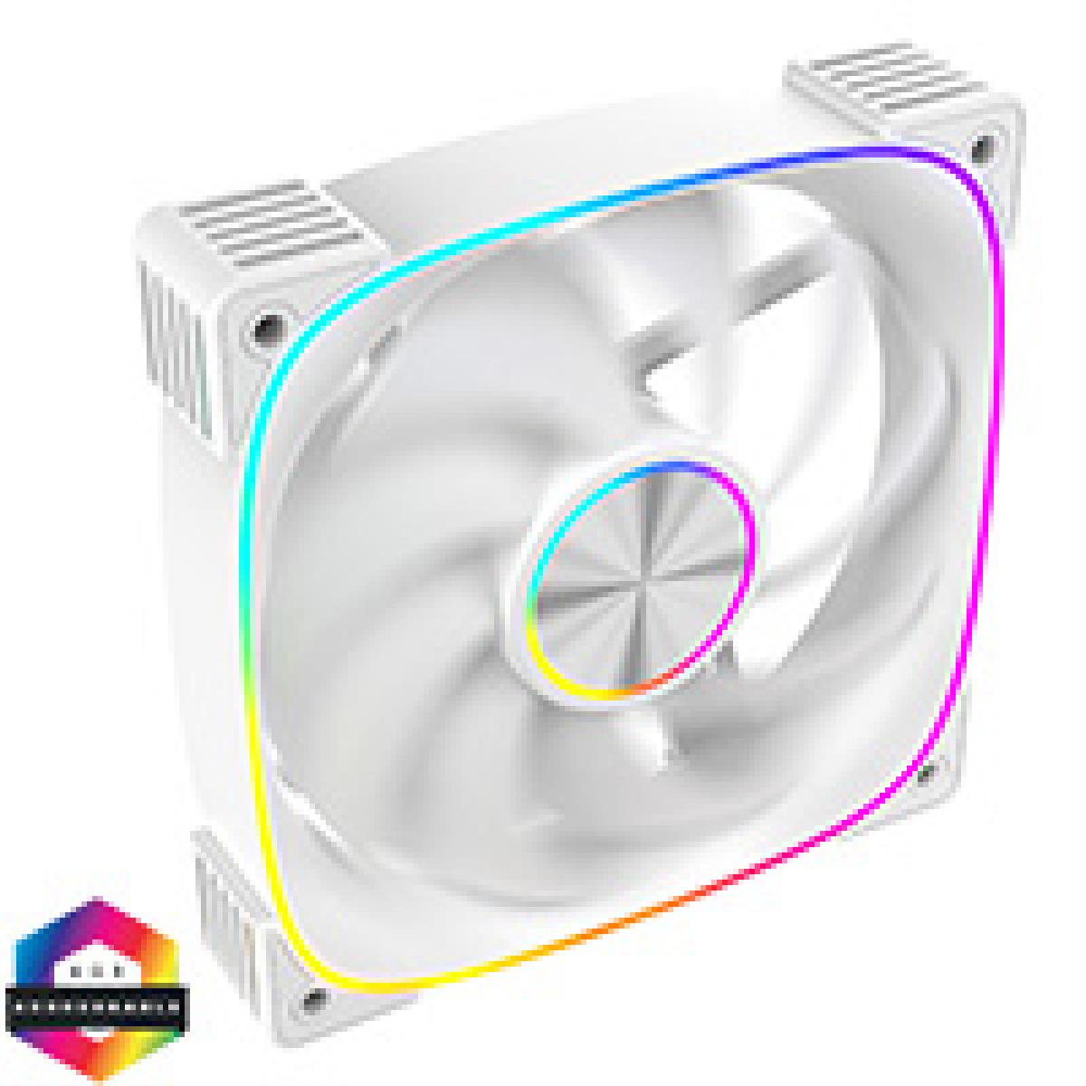 CiT Solar 120mm ARGB White 4pin PWM PC Cooling Fan
