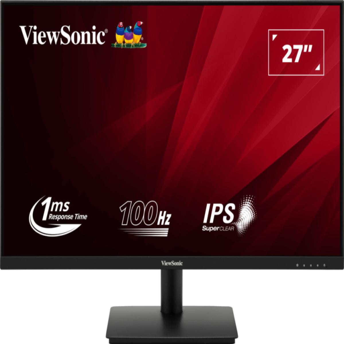 Viewsonic VA270-H-2 27-Inch Full HD IPS Monitor, 1920x1080 resolution, 100Hz, Freesync, HDMI, VGA, 1ms, VESA