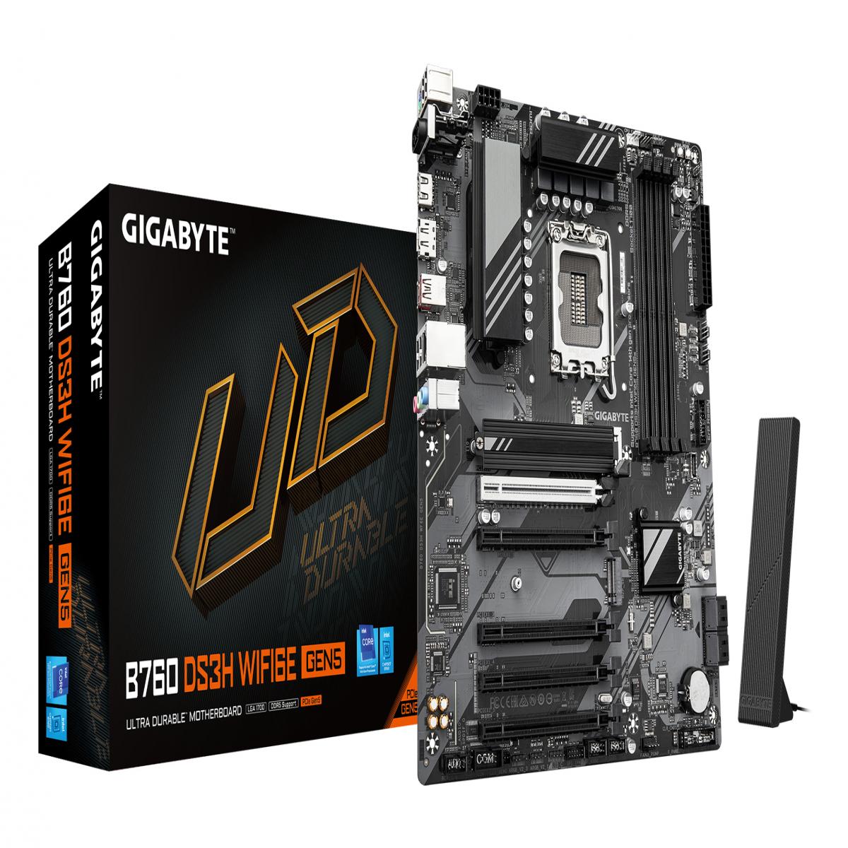 GIGABYTE 1700 B760 DS3H WF6E GEN5       