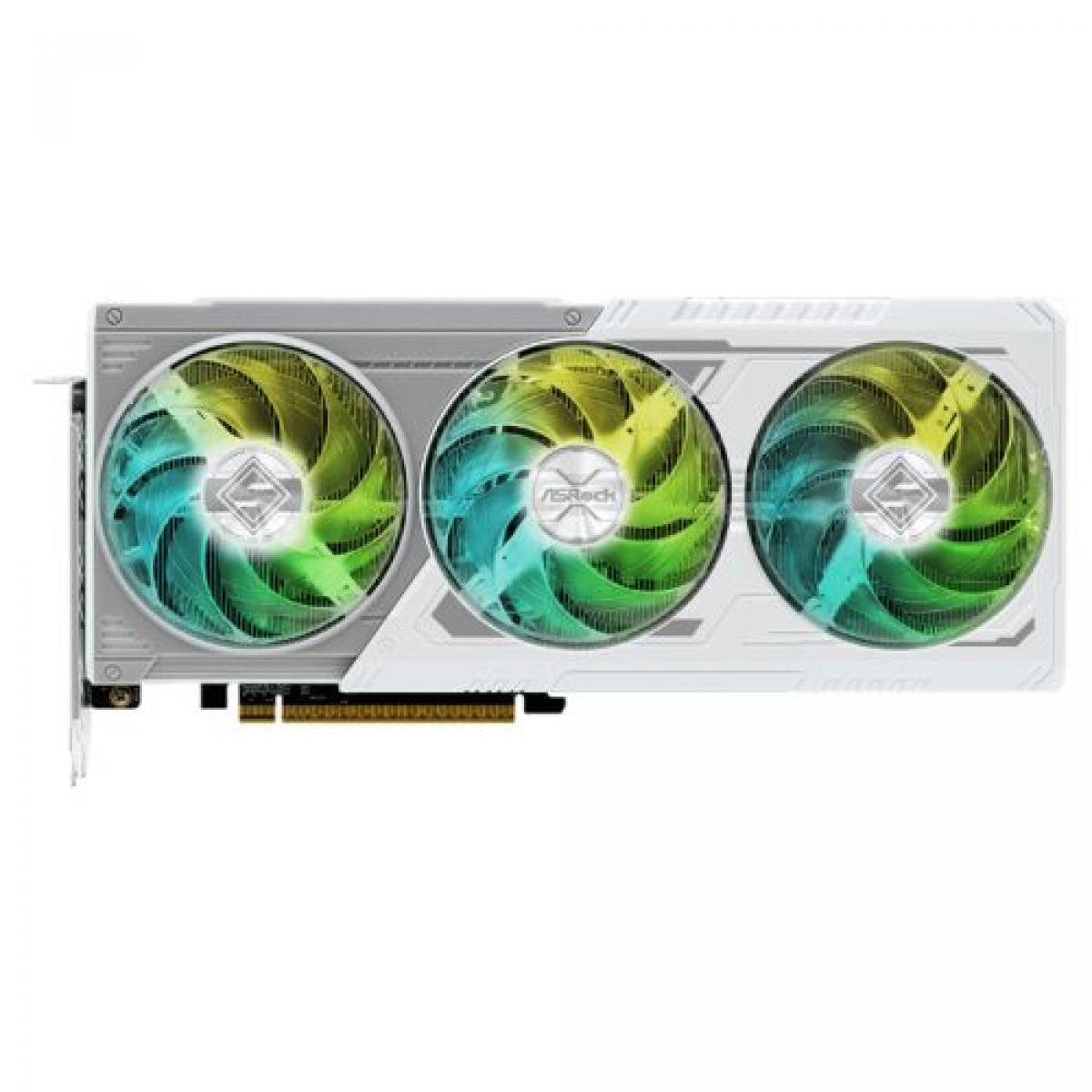 Asrock RX9060 XT Steel Legend 8GB OC, PCIe5, 8GB DDR6, HDMI, 2 DP, 3320MHz Clock, RGB, Overclocked, White