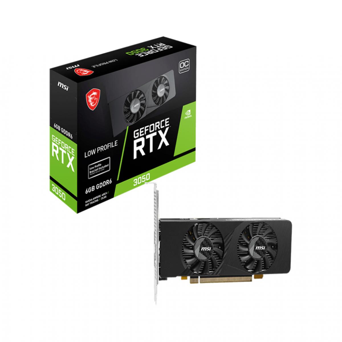 MSI RTX 3050 6GB LP E 6G OC W/LP        