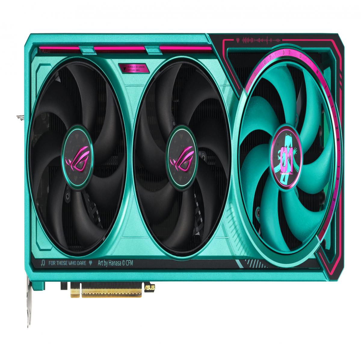 ASUS ROG-ASTRAL-RTX5080-O16G-HATSUNE-MIKU-EDITION NVIDIA GeForce RTX 5080 16 GB GDDR7