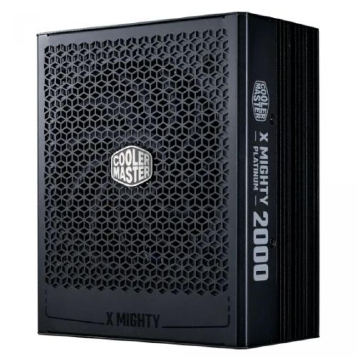 Cooler Master 2000W X Mighty 2000 ATX 3.1 PSU, Fully Modular, 80+ Platinum, Dual 12V-2x6, Digital Power Management
