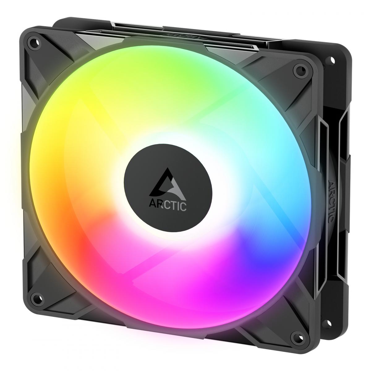 ARCTIC Freezer P14 Pro Reverse A-RGB - 140 mm A-RGB PWM Fan with Cable Splitter