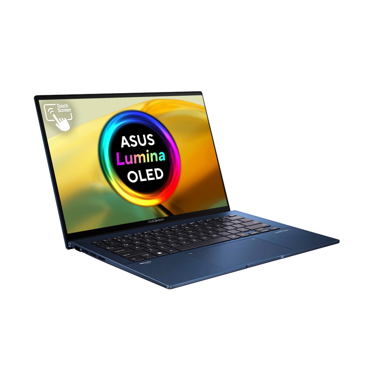 ASUS Zenbook 14 OLED UX3402VA-KN113W Intel® Core™ i5 i5-1340P Laptop 35.6 cm (14") Touchscreen 2.8K 16 GB LPDDR5-SDRAM 512 GB SSD Wi-Fi 6E (802.11ax) Windows 11 Home Blue
