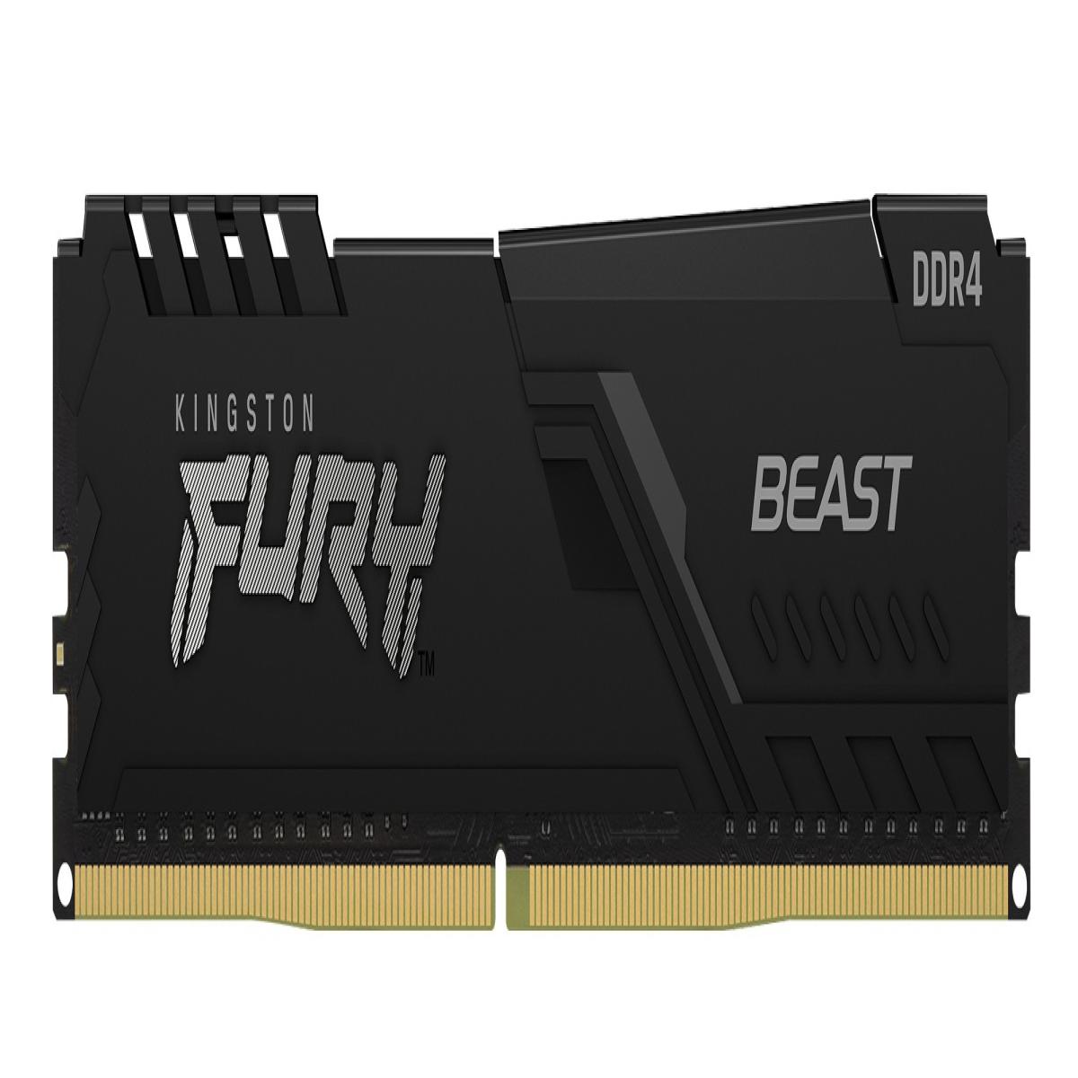 Kingston Technology FURY Beast 32GB 3600MT/s DDR4 CL18 DIMM Black