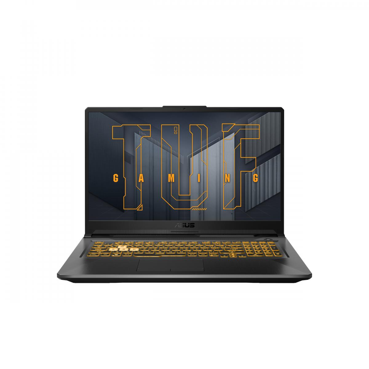 ASUS TUF Gaming F17 FX706HEB-HX086T laptop Intel® Core™ i5 i5-11400H 43.9 cm (17.3") Full HD 8 GB DDR4-SDRAM 512 GB SSD NVIDIA GeForce RTX 3050 Ti Wi-Fi 6 (802.11ax) Windows 10 Home Grey