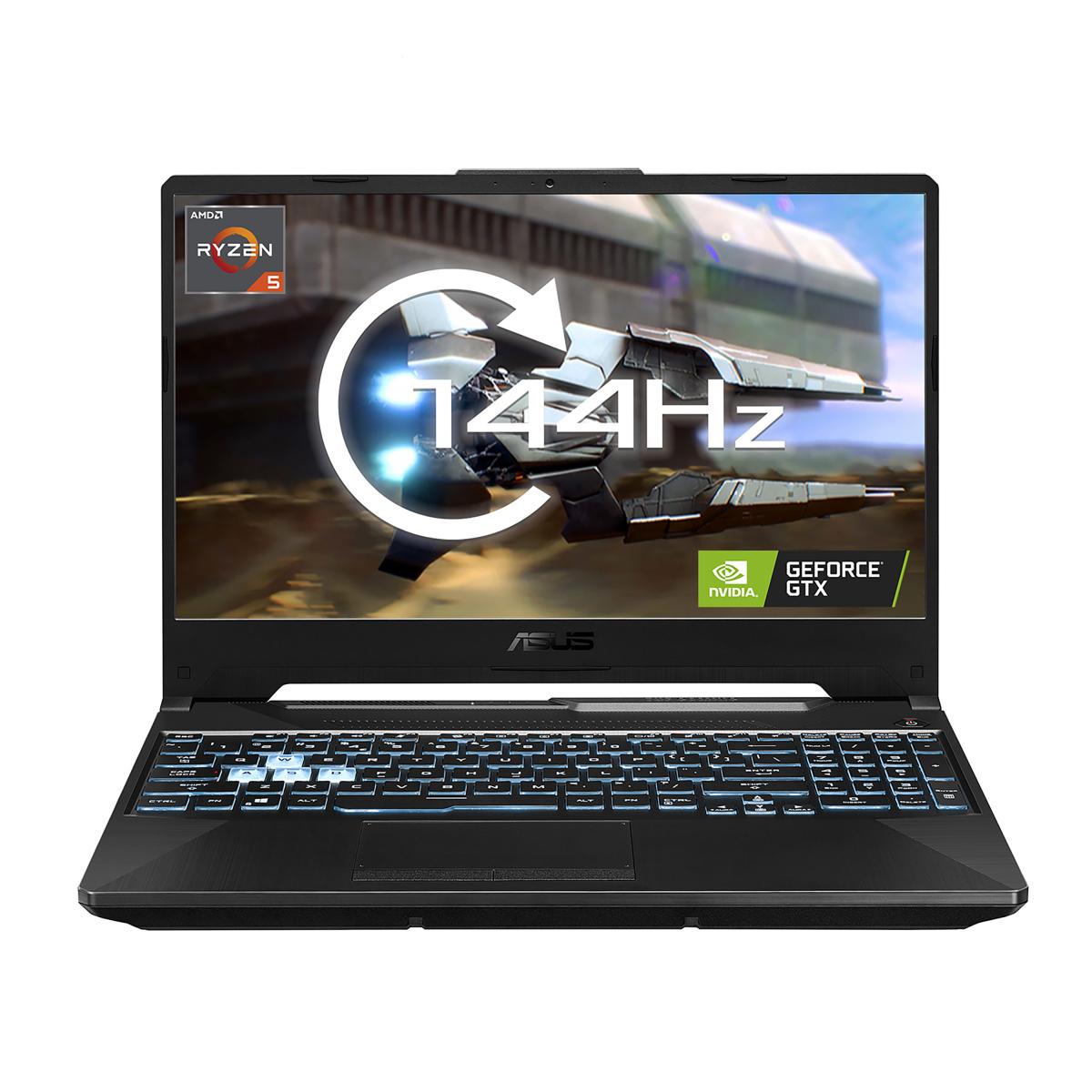 ASUS TUF Gaming A15 FA506NF-HN003W AMD Ryzen™ 5 7535HS Laptop 39.6 cm (15.6") Full HD 8 GB DDR5-SDRAM 512 GB SSD NVIDIA GeForce RTX 2050 Wi-Fi 6 (802.11ax) Windows 11 Home Black