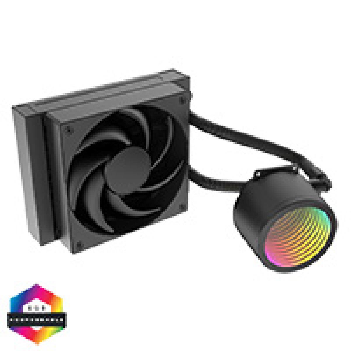 CiT Pro Glacier Watercooler 120mm Black With PWM Fan