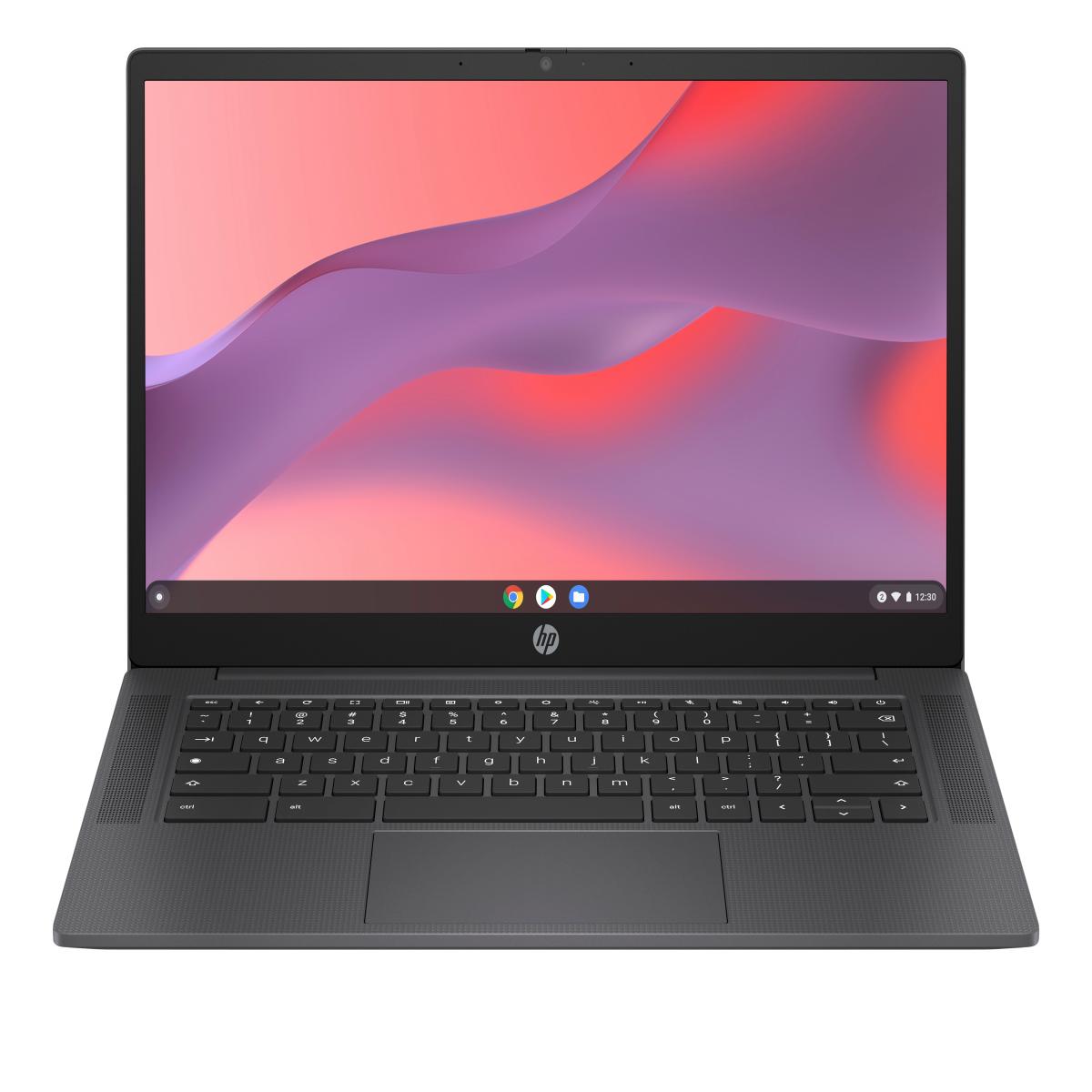 HP Chromebook 14a-nf0002na Intel® N N100 35.6 cm (14") HD 4 GB LPDDR5-SDRAM 128 GB eUFS Wi-Fi 6E (802.11ax) ChromeOS Silver