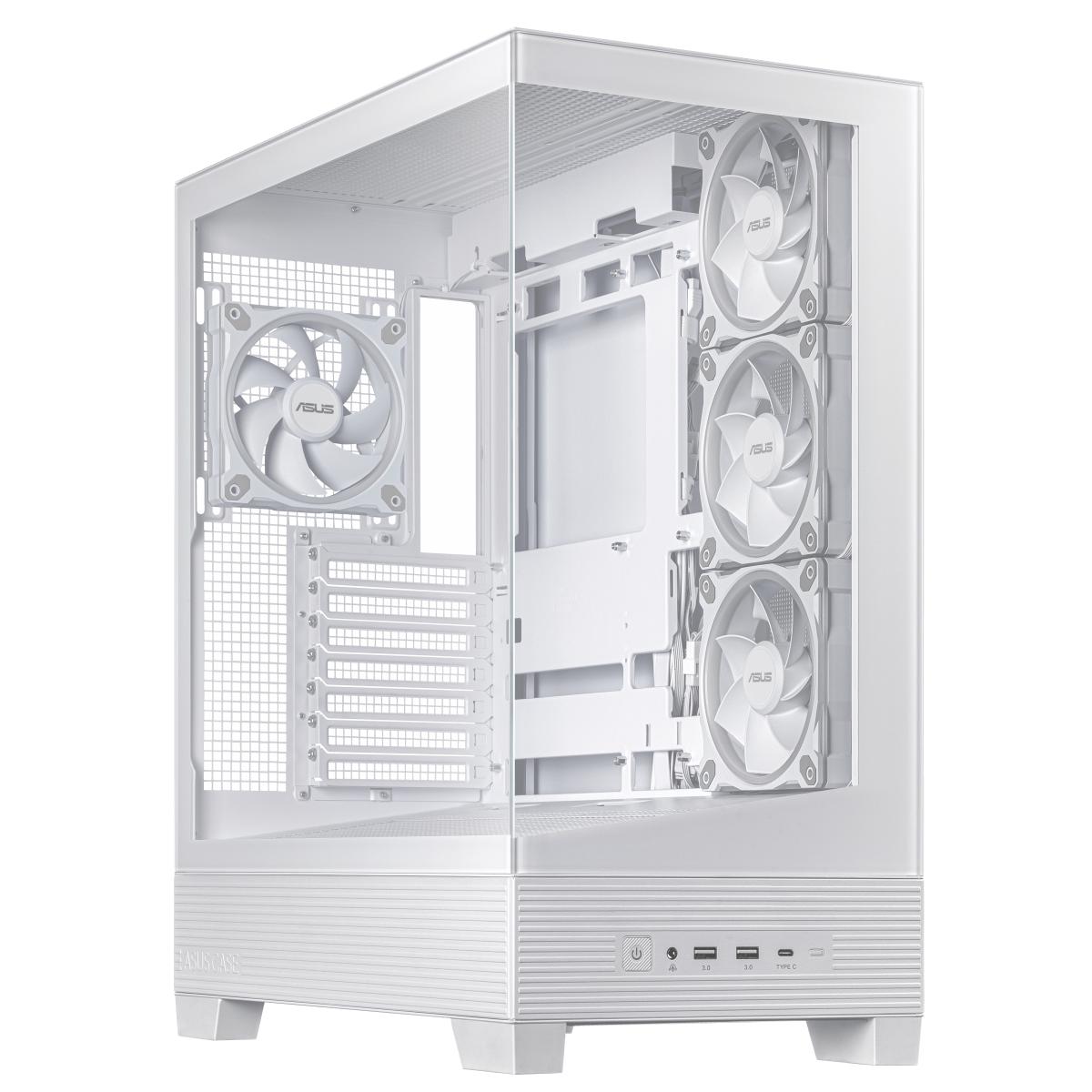 ASUS A31 Plus TG ARGB WHITE Midi Tower