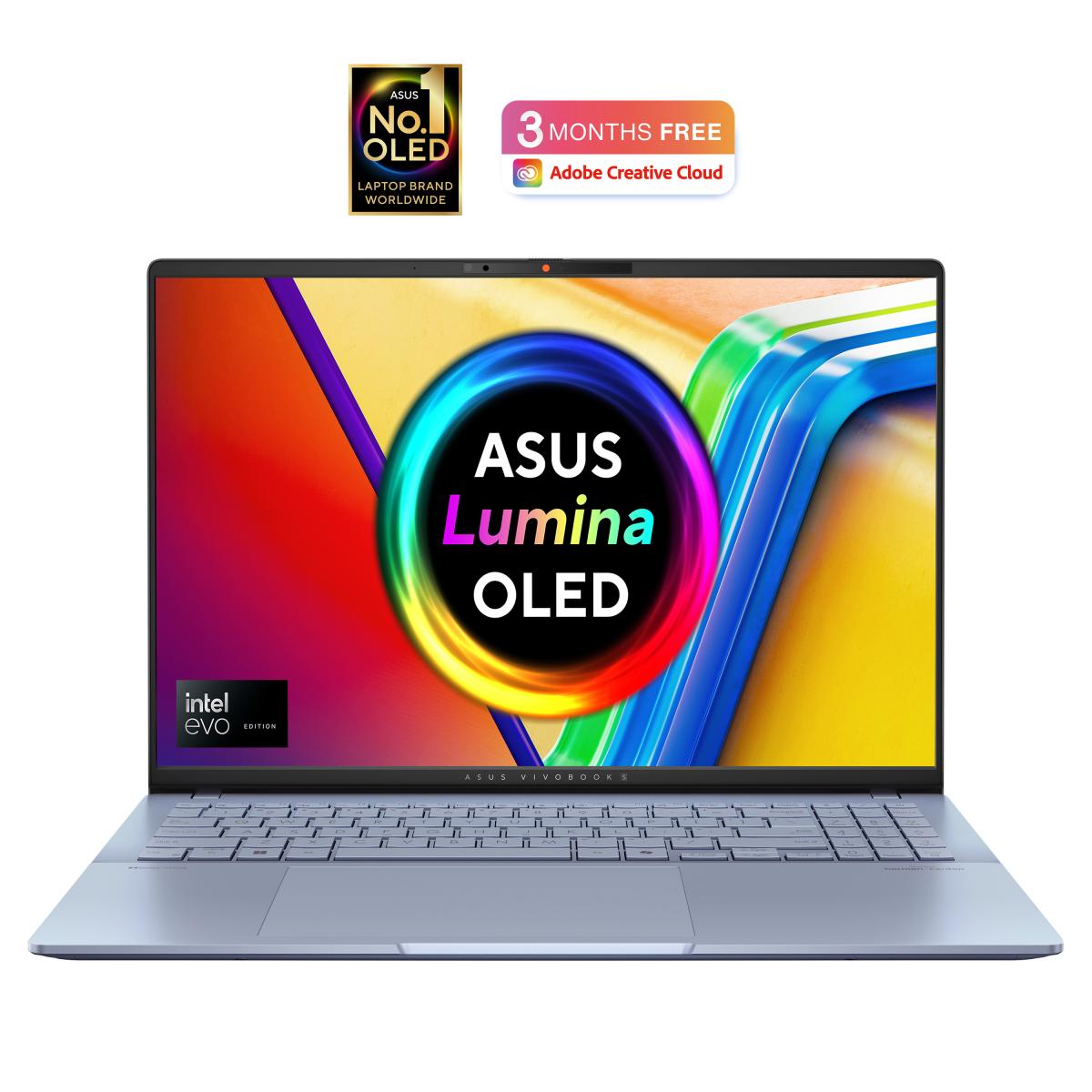 ASUS Vivobook S16 OLED S5606MA-MX008W Intel Core Ultra 7 155H Laptop 40.6 cm (16") 3.2K 16 GB LPDDR5x-SDRAM 1 TB SSD Wi-Fi 6E (802.11ax) Windows 11 Home Blue