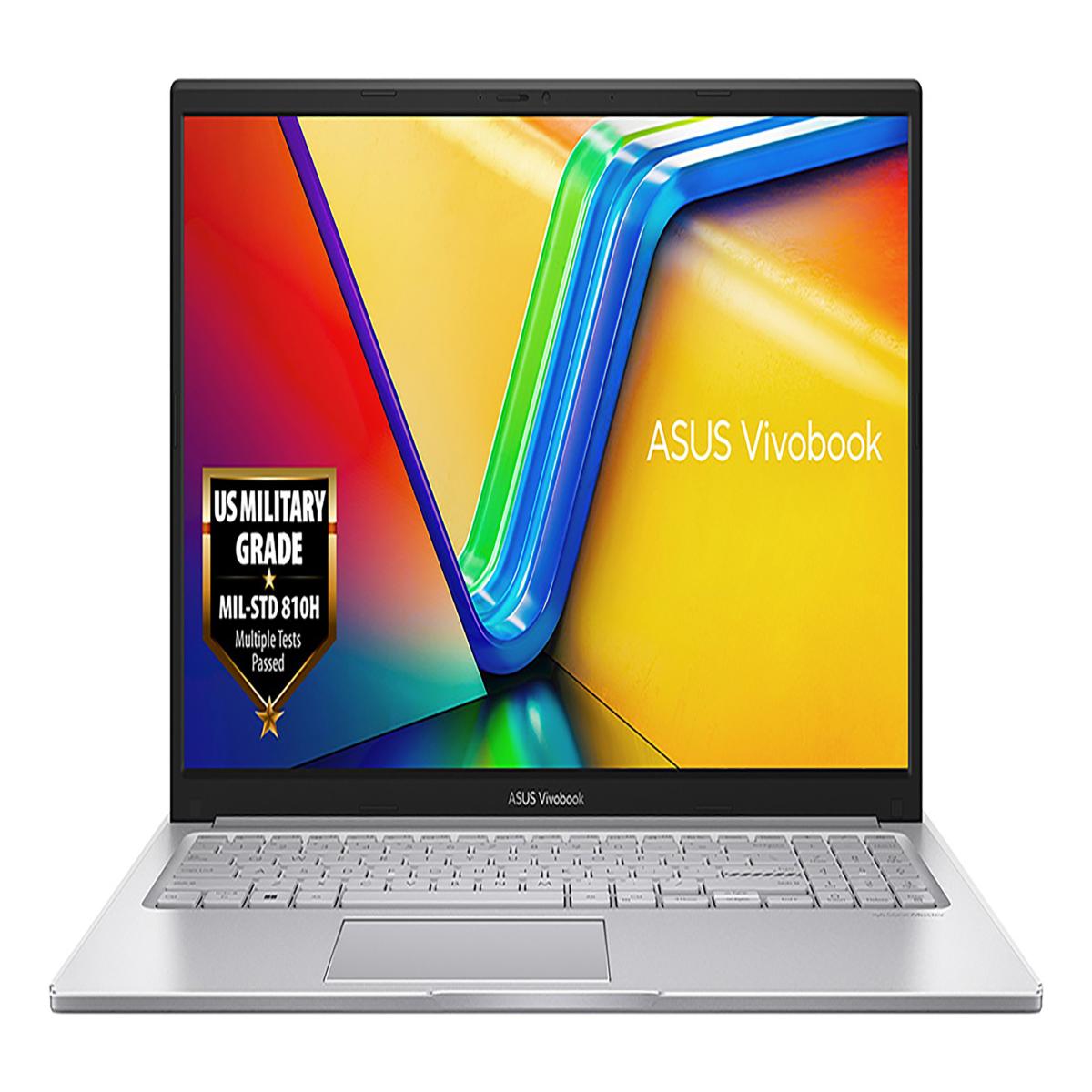 ASUS Vivobook 15 X1504VA-BQ4581W Intel Core 3 100U Laptop 39.6 cm (15.6") Full HD 8 GB DDR5-SDRAM 128 GB SSD Wi-Fi 6 (802.11ax) Windows 11 Home Silver