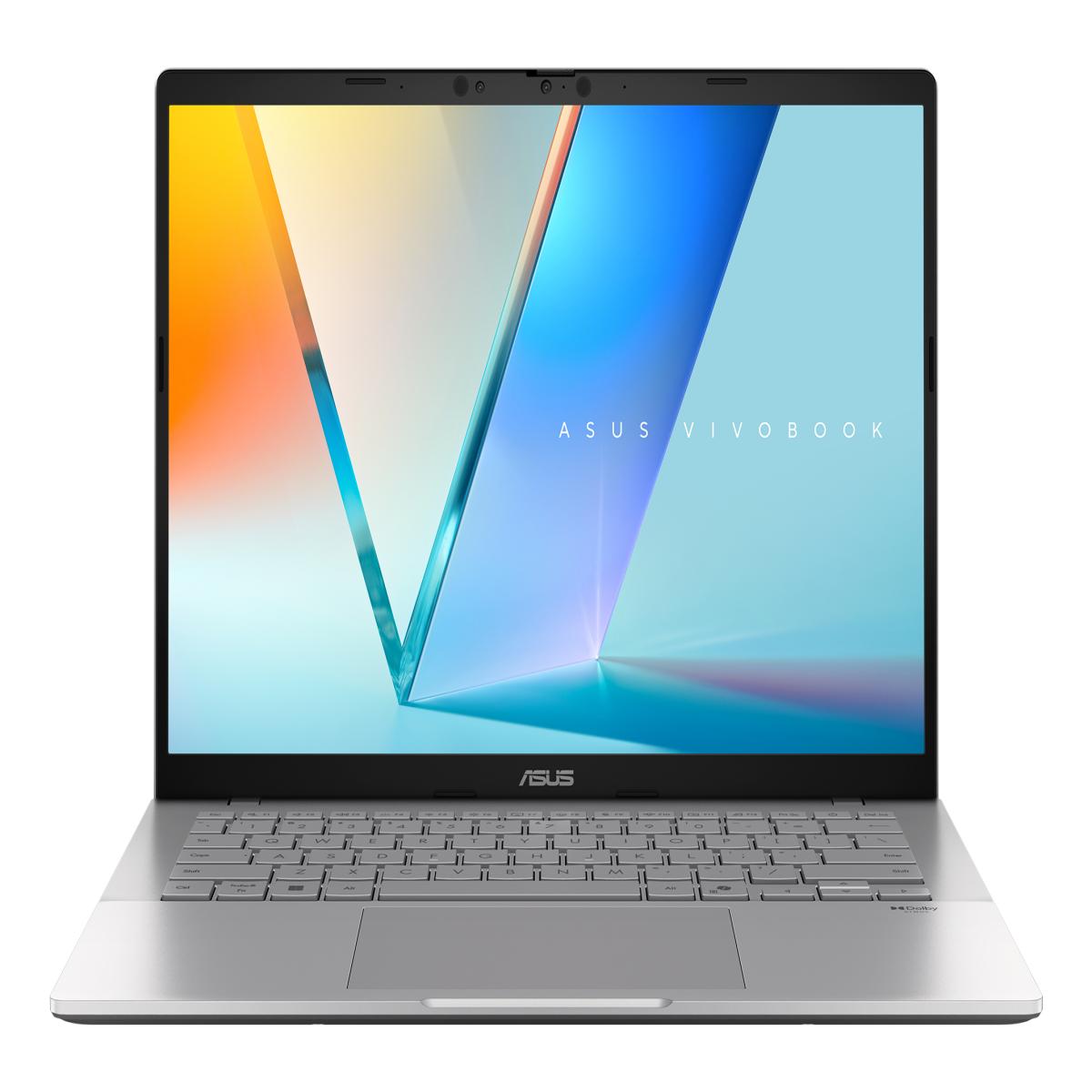 ASUS Vivobook S14 S3407QA-KP015W Snapdragon X1-26-100 Laptop 35.6 cm (14") WQXGA 16 GB LPDDR5x-SDRAM 1 TB SSD Wi-Fi 6E (802.11ax) Windows 11 Home Spanish Silver