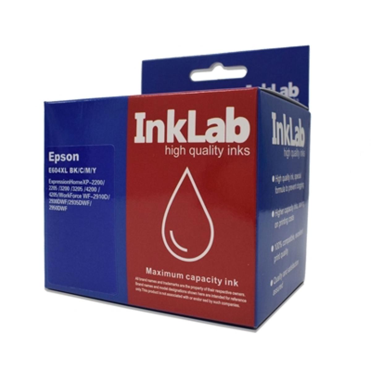 InkLab Multipack Compatible Ink Cartridges, High Yield - Replacement for 604XL Printers