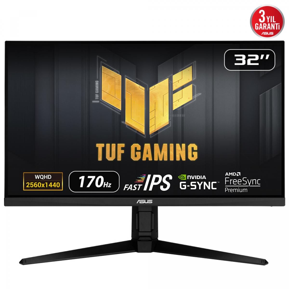 ASUS TUF Gaming VG32AQL1A computer monitor 80 cm (31.5") 2560 x 1440 pixels Wide Quad HD LED Black