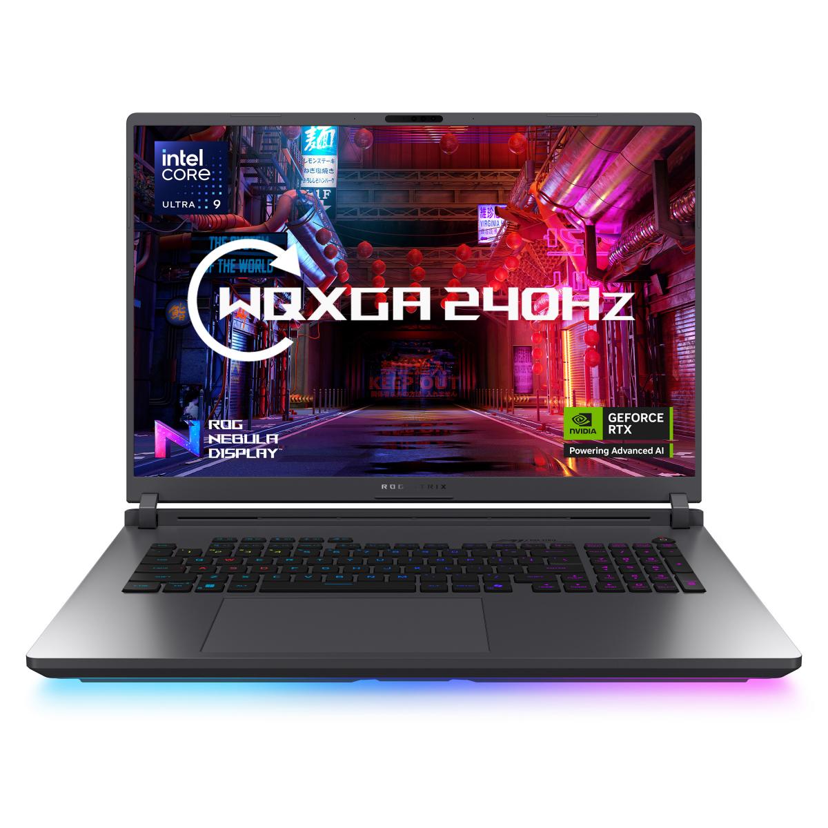 ASUS ROG Strix G18 G815LR-S9002W Intel Core Ultra 9 275HX Laptop 45.7 cm (18") WQXGA 32 GB DDR5-SDRAM 1 TB SSD NVIDIA GeForce RTX 5070 Ti Wi-Fi 7 (802.11be) Windows 11 Home Grey
