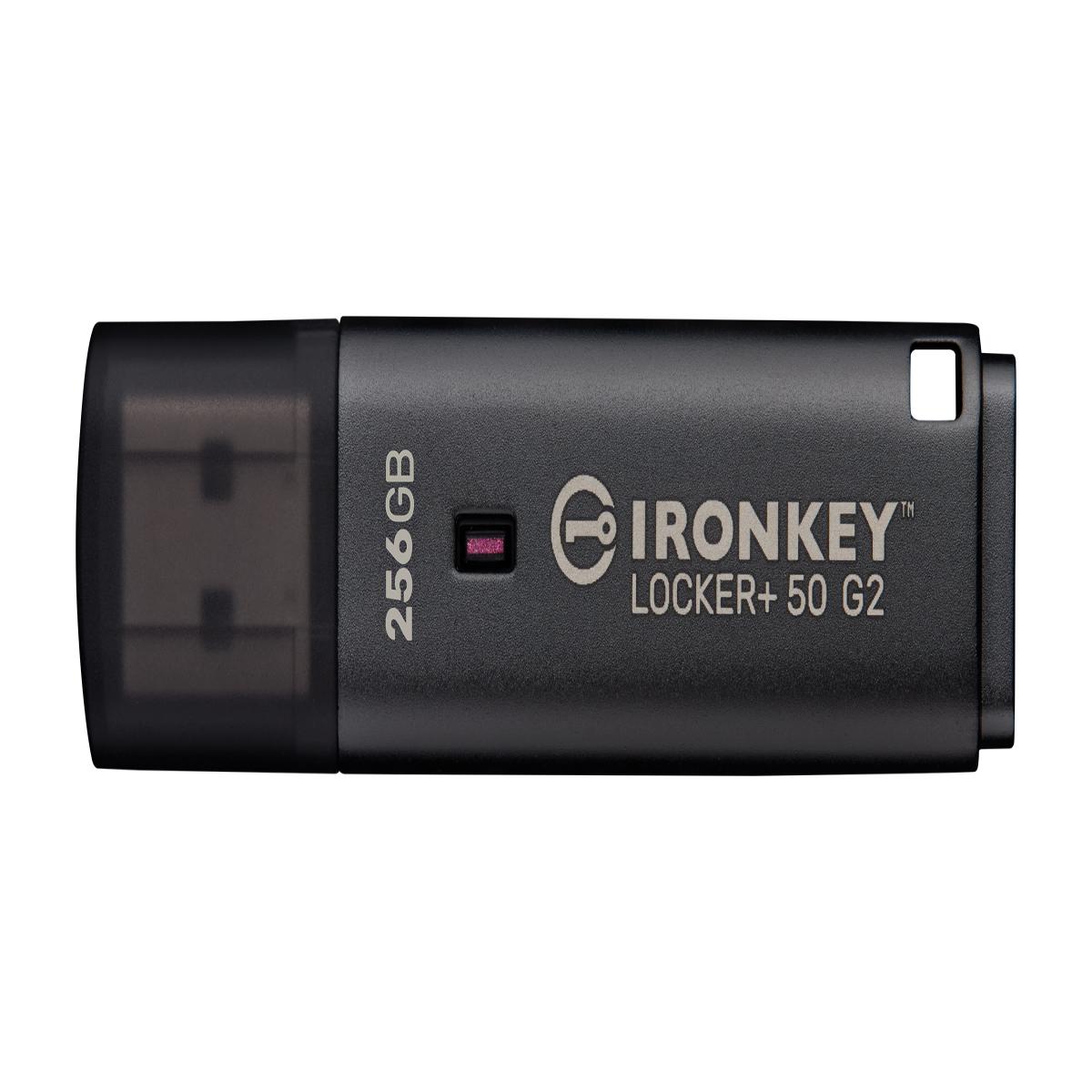 Kingston Technology IronKey 256GB Locker Plus 50 G2, FIPS 197, AES-256