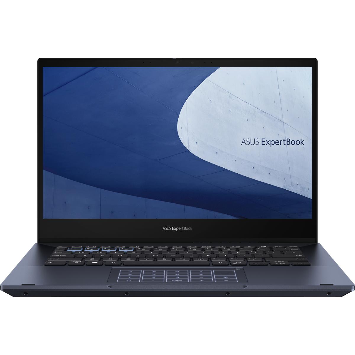 ASUS ExpertBook B5 Flip B5402FVA-KAi715X Intel® Core™ i7 i7-1360P Hybrid (2-in-1) 35.6 cm (14") Touchscreen Full HD 16 GB DDR5-SDRAM 512 GB SSD Wi-Fi 6E (802.11ax) Windows 11 Pro Black