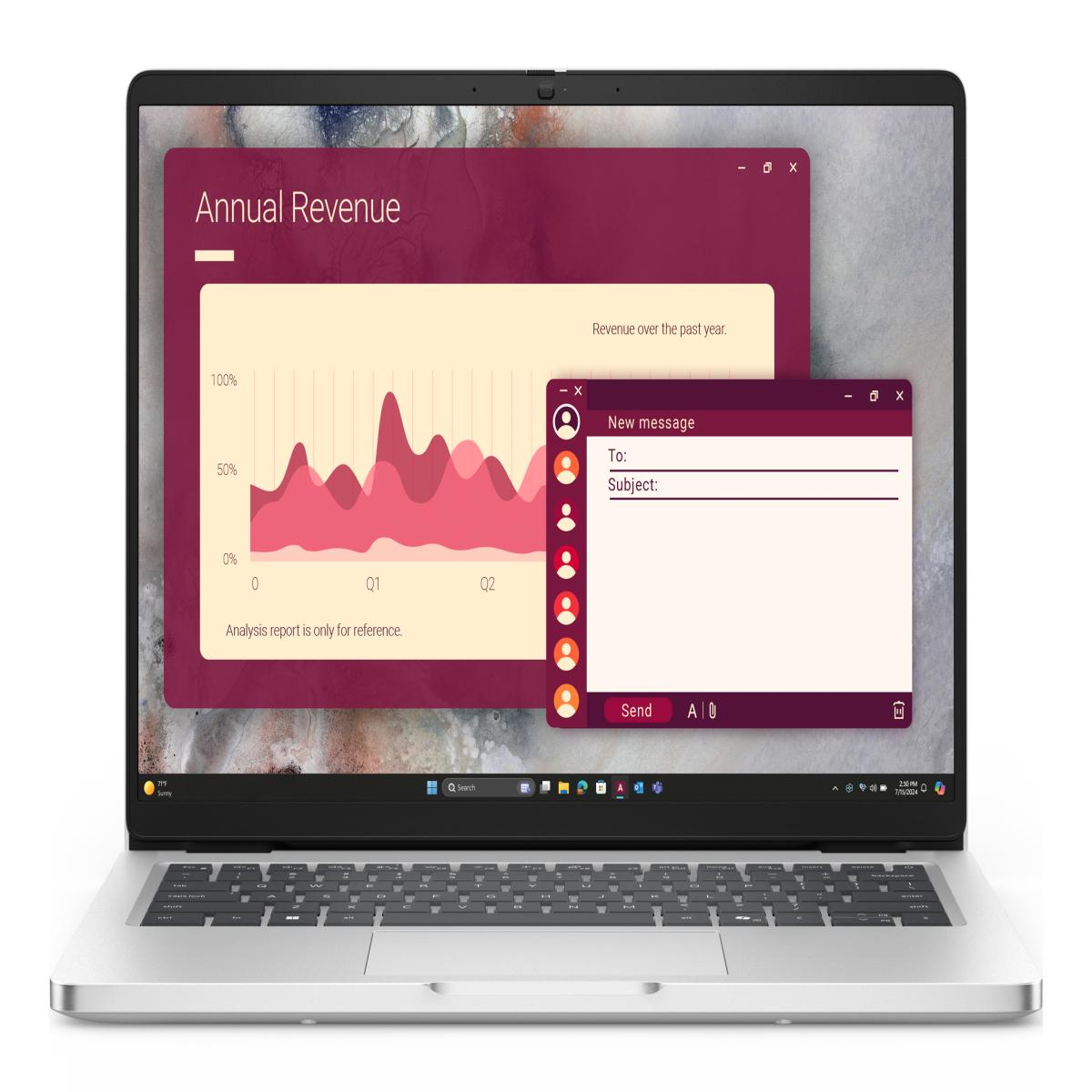 DELL Pro 14 PC14250 Intel Core Ultra 7 265U Laptop 35.6 cm (14") Full HD+ 16 GB DDR5-SDRAM 512 GB SSD Wi-Fi 6E (802.11ax) Windows 11 Pro UK English Platinum