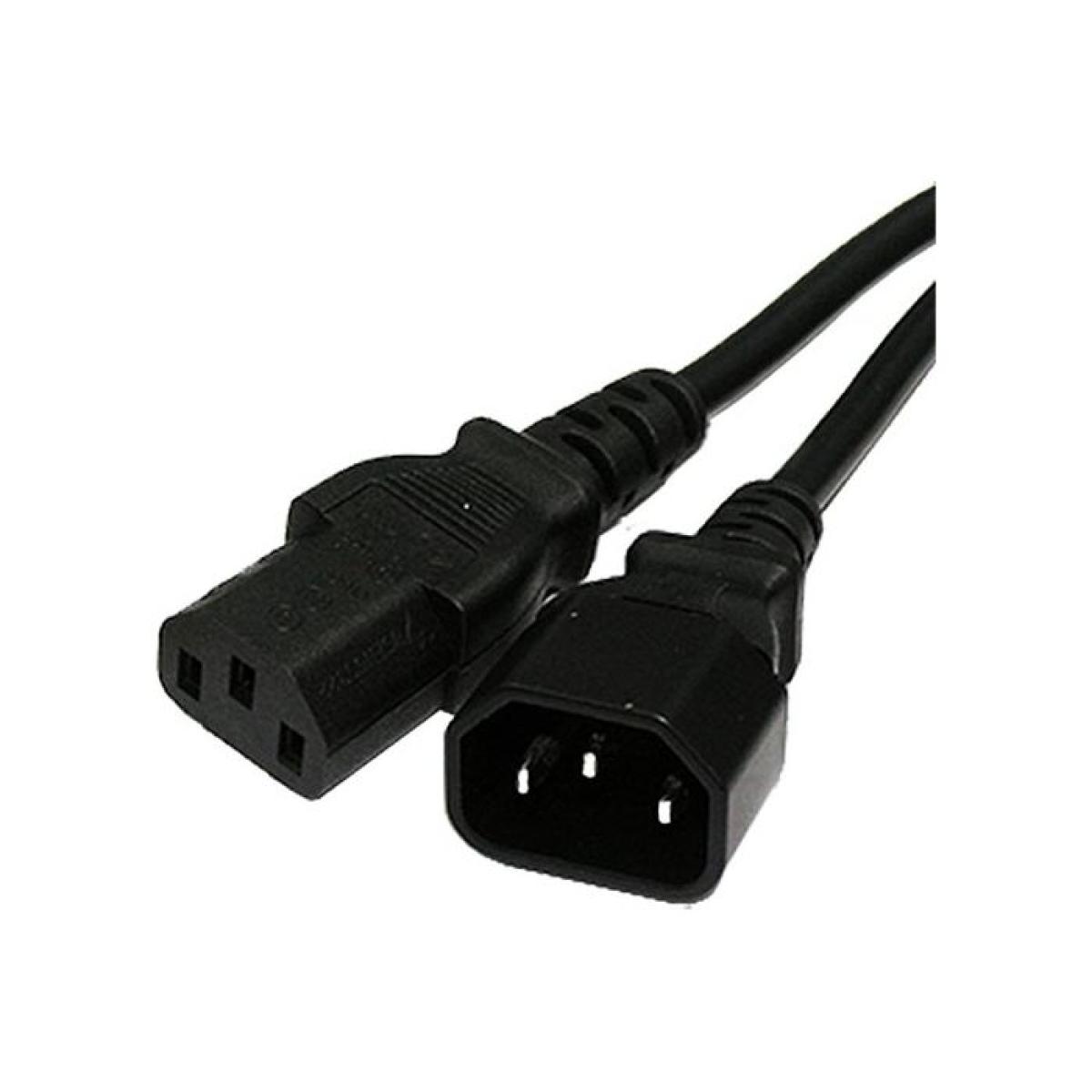 Origin Storage 1m IEC C14 - IEC C13 IEC Lock Black PVC 1.0mm Power Leads