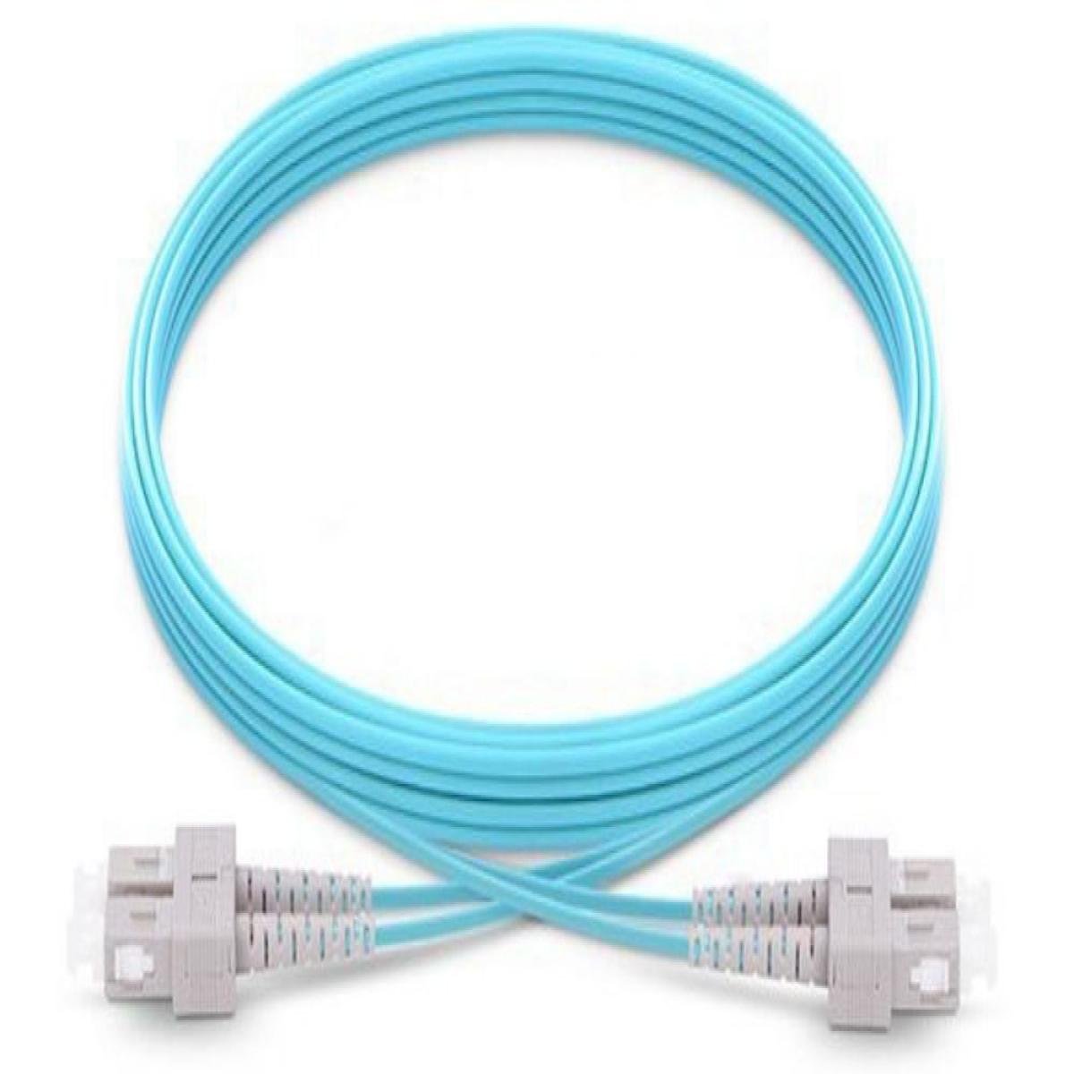 Origin Storage SC-SC OM3 Fibre Optic Cable Multimode Duplex - Aqua 2m