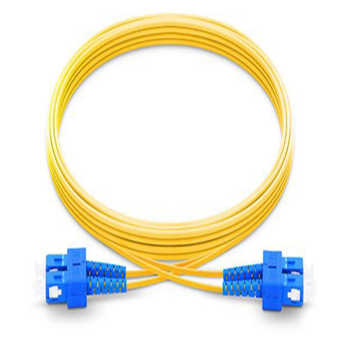 Origin Storage SC-SC OS2 Fibre Optic Cable Singlemode Duplex - Yellow 2m