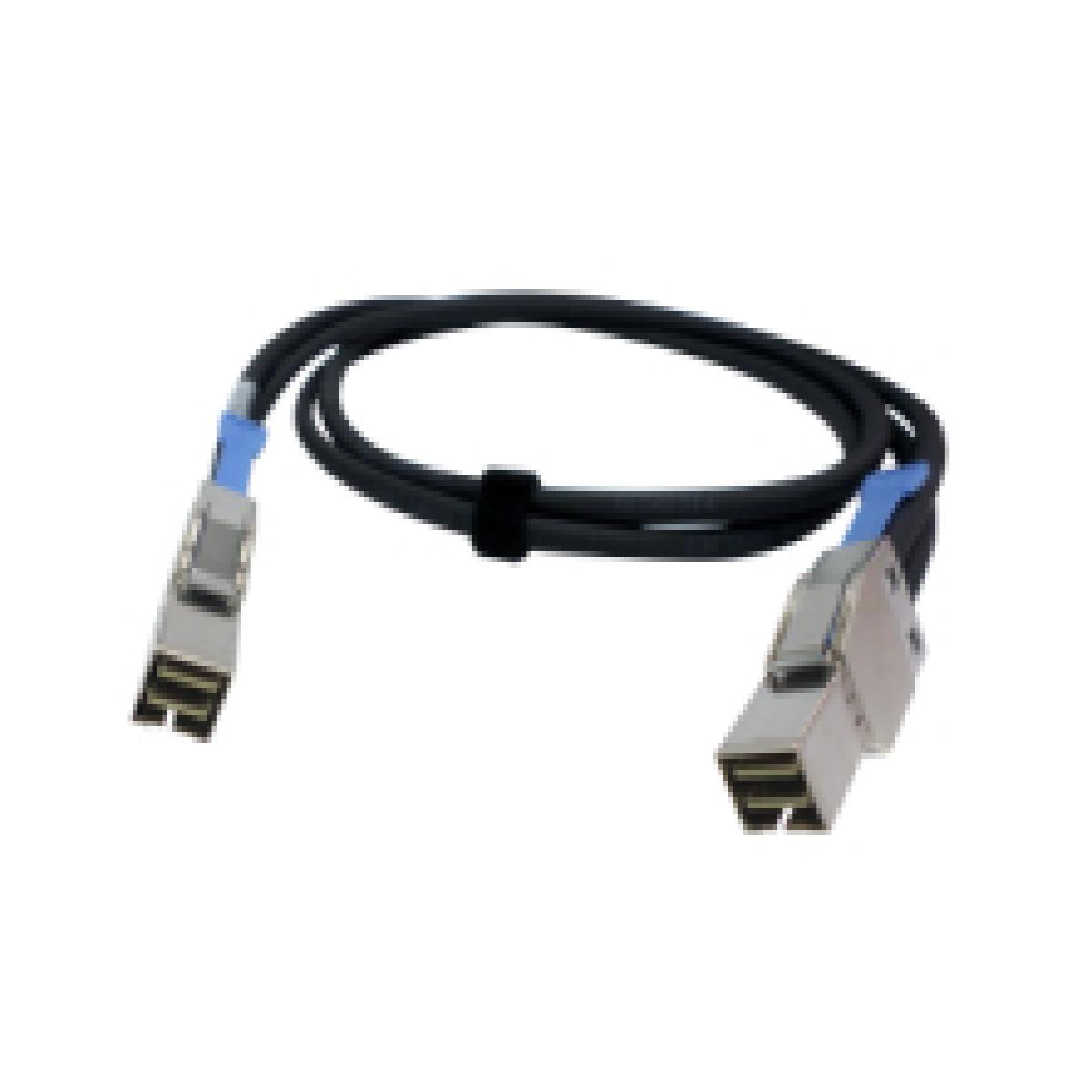 QNAP CAB-PCIE10M-8644-4X Serial Attached SCSI (SAS) cable 1 m Black