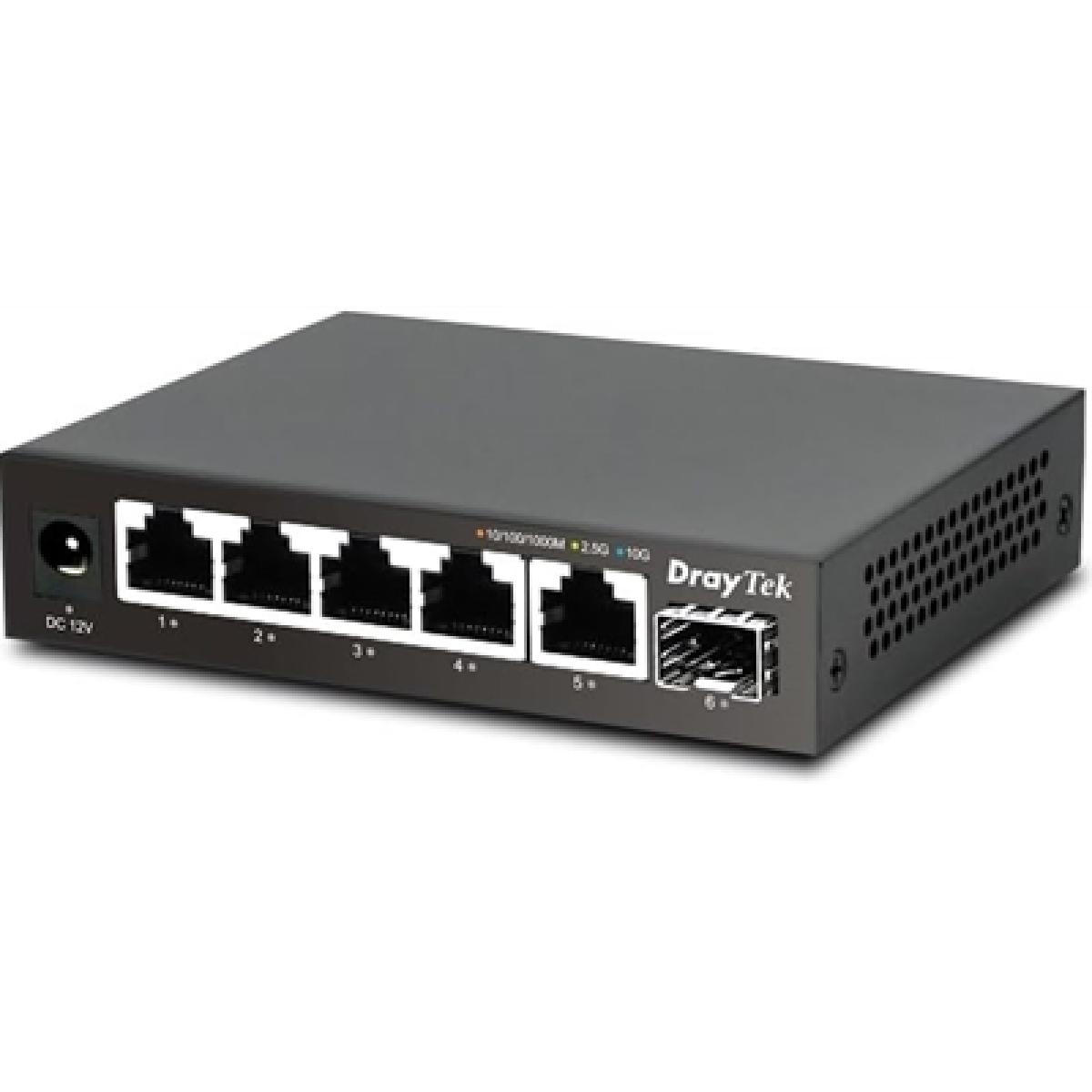 DrayTek VigorSwitch Q60x 5 Port 2.5G High Performance Unmanaged Switch