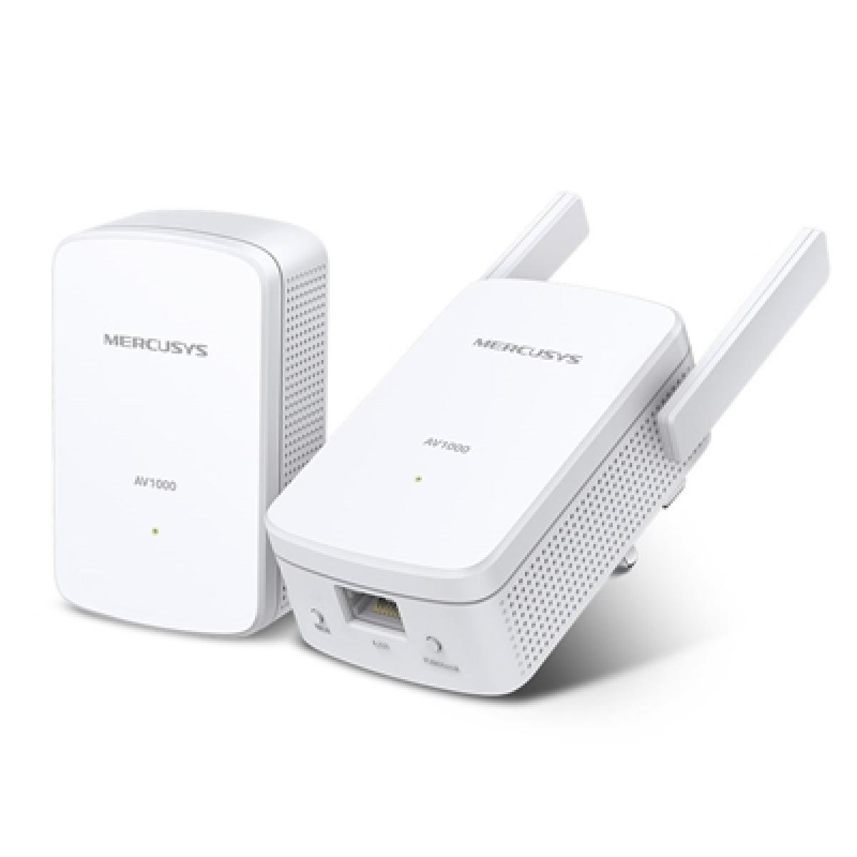 Mercusys MP510 KIT AV1000 Wireless N300 Gigabit Powerline Starter Kit (UK Plug)