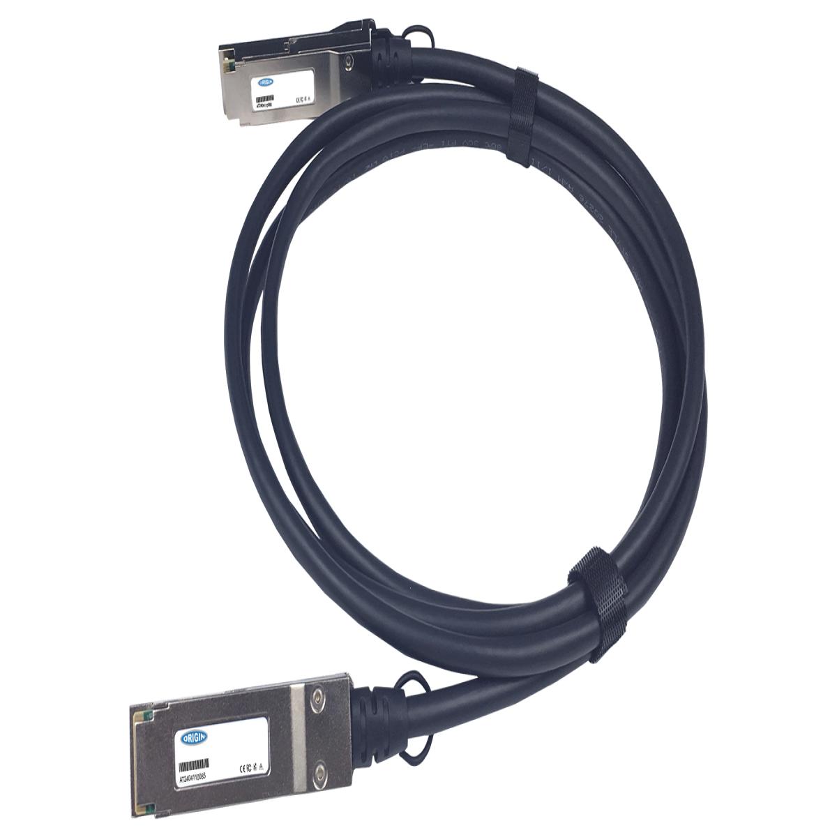 Origin Storage DAC-Q28-100G-2M Dell Compatible Direct Attach Copper Cable QSFP28 100GBase-CU (Passive Twinax 2m)