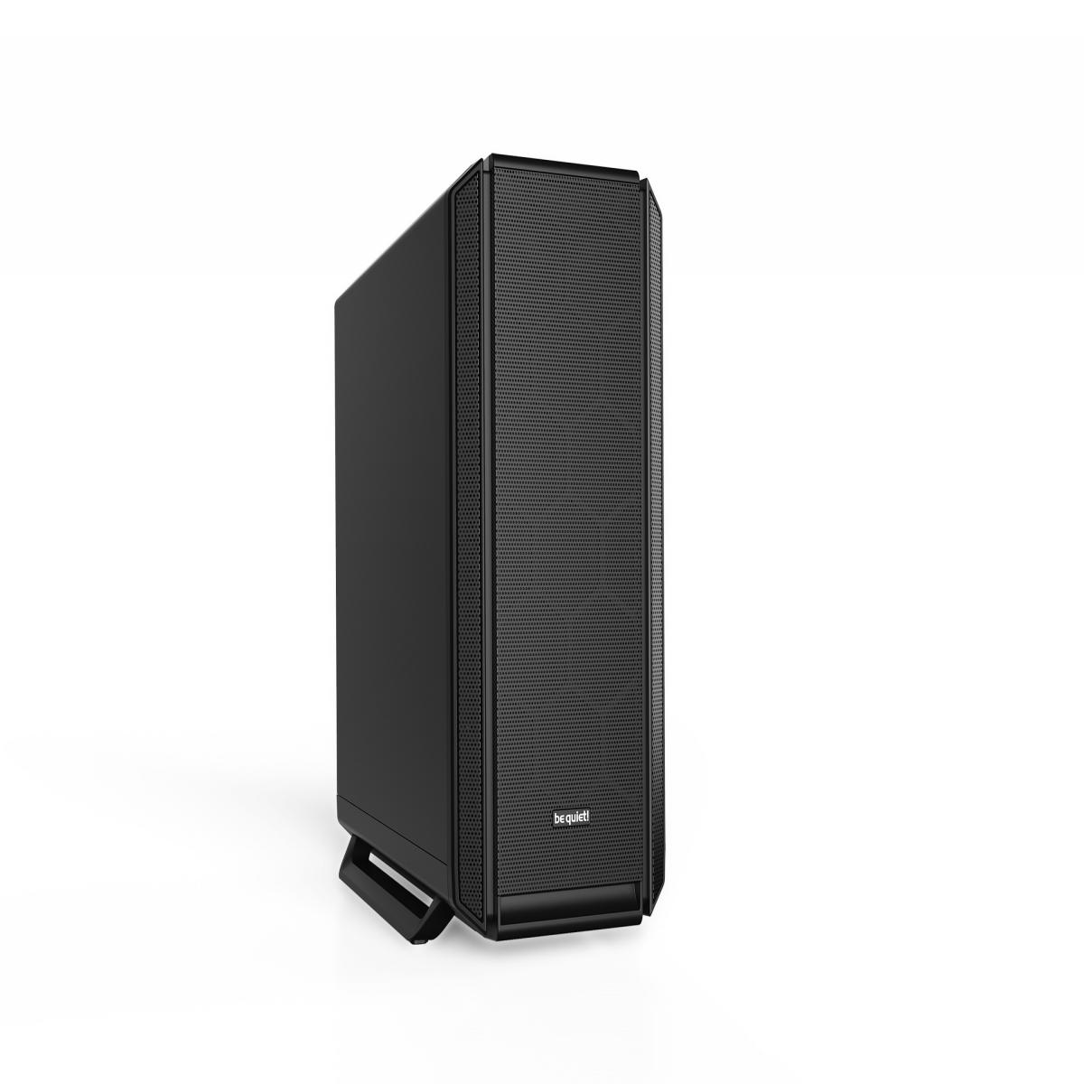 be quiet! Silent Base 802 Case, Black, Mid Tower, 2 x USB 3.2 Gen 1 Type-A / 1 x USB 3.2 Gen 2 Type-C, 10mm Front & Side Sound-Dampening Mats, 3 x Pure Wings 2 140mm Black PWM Fans Included, Interchangeable Top & Front Panels