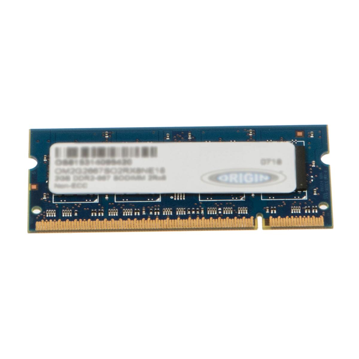 Origin Storage 2GB DDR2 667MHZ SODIMM 2Rx8 Non-ECC 1.8V