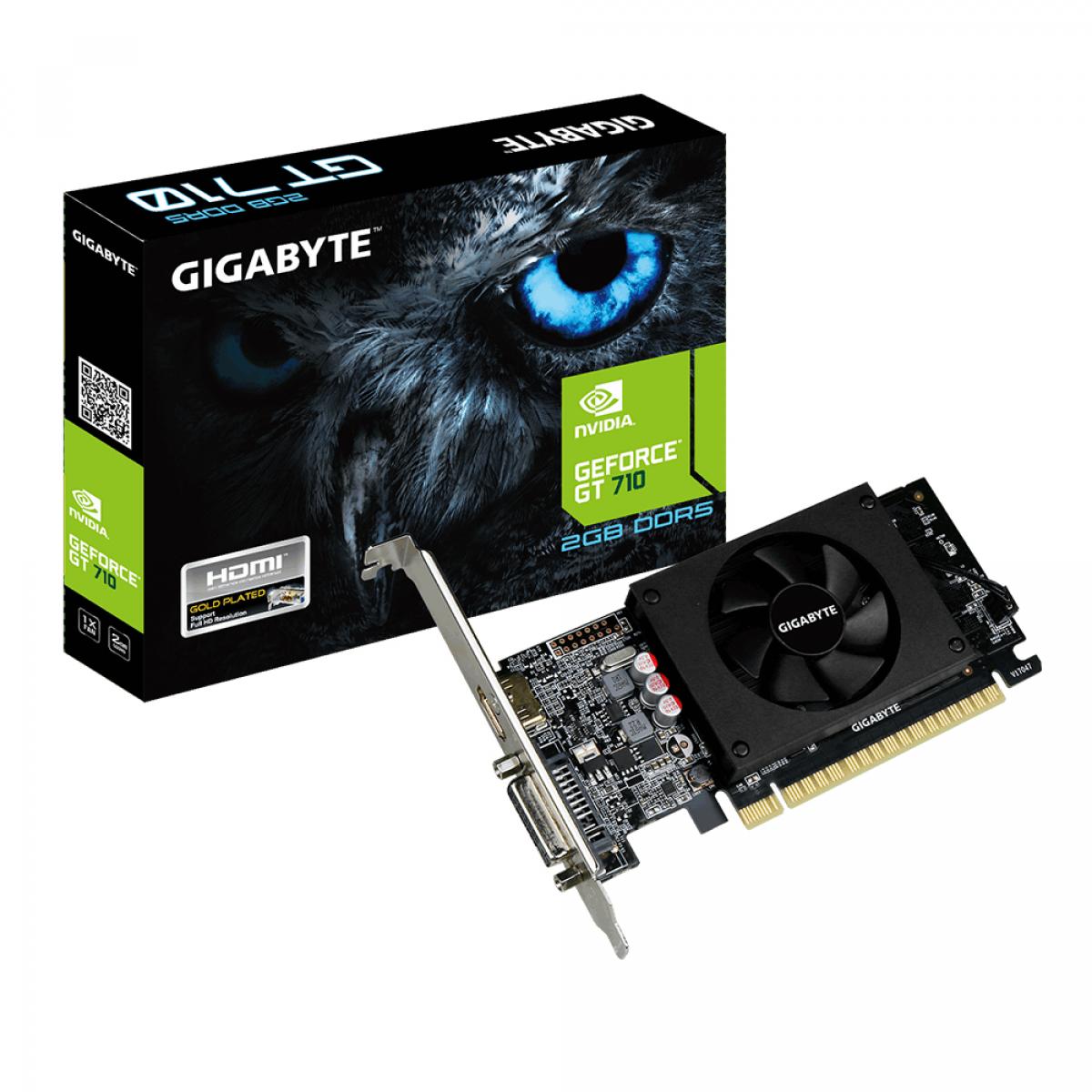 GIGABYTE GV-N710D5-2GL graphics card NVIDIA GeForce GT 710 2 GB GDDR5