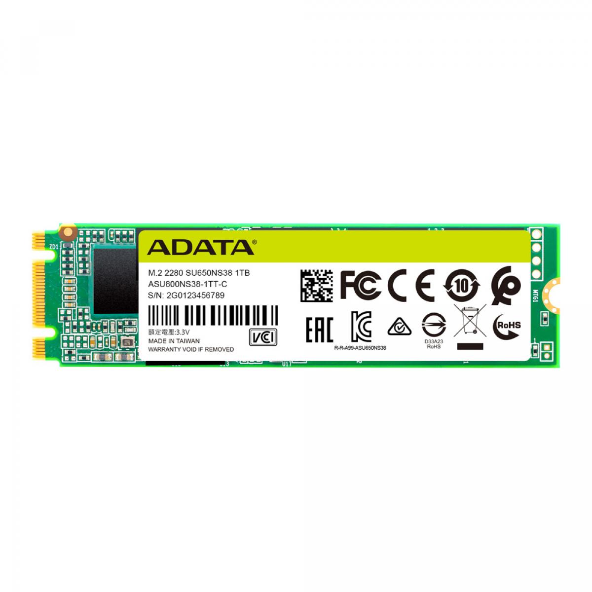 ADATA Ultimate SU650 1 TB M.2 Serial ATA III 3D NAND