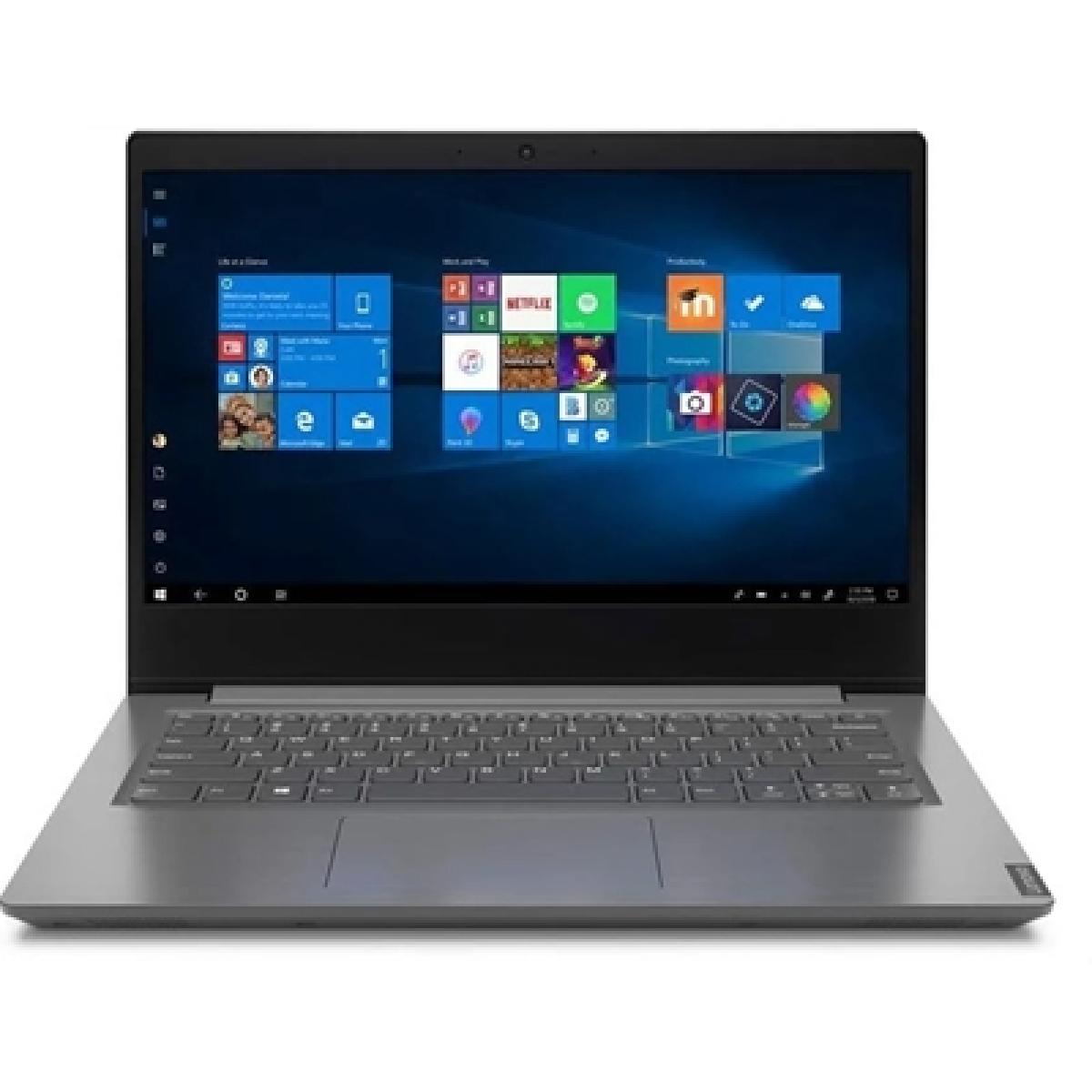 Lenovo V14 IIL Laptop, 14 Inch HD Anti-glare Screen, Intel Core i3-1005G1 10th Gen, 8GB DDR4 RAM, 256GB SSD, Intel UHD Graphics, Windows 10 Pro, Iron Grey with 2 year warranty