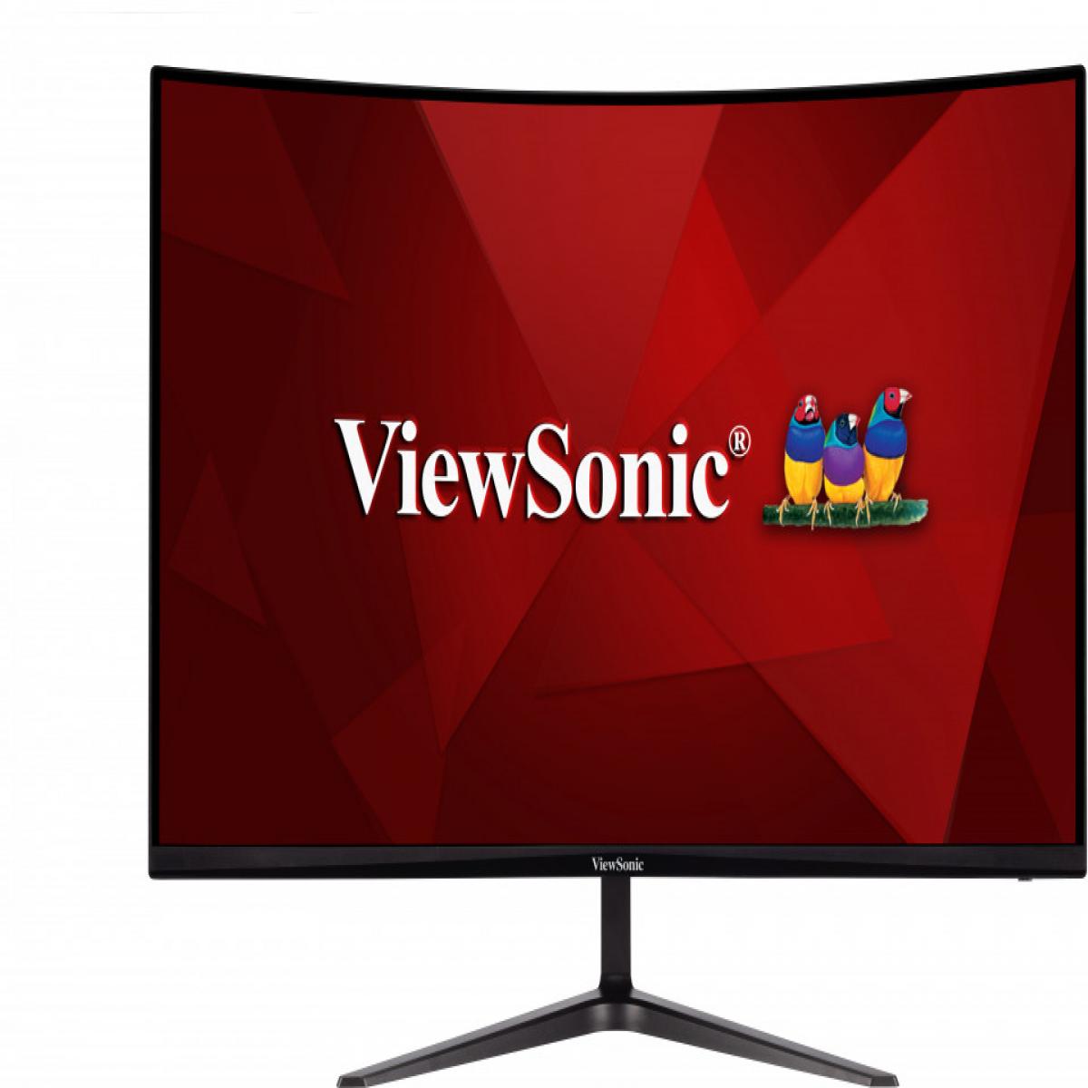 Viewsonic Omni VX3218-PC-MHD 32 Inch Curved Gaming Monitor, Full HD, 165Hz, Freesync, 2xHDMI, DisplayPort, 1ms VESA, Speakers