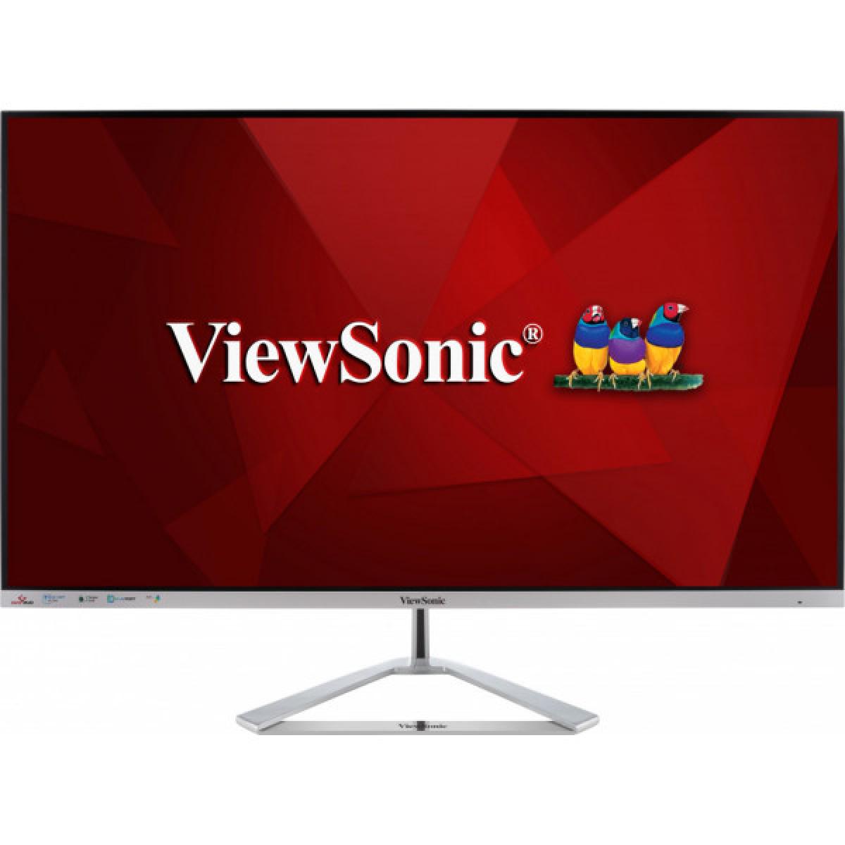 Viewsonic VX3276-MHD-3 32-Inch Full HD, Frameless IPS Monitor, 1080p, 1920 x 1080 Resolution, 75Hz, HDMI, VGA, DisplayPort, Speakers