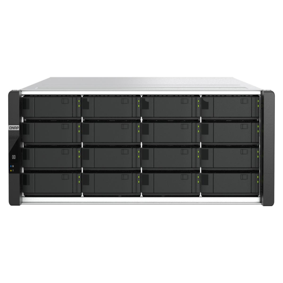 QNAP ES1686dc R2 NAS Rack (3U) Intel® Xeon® D D-2123IT 32 GB DDR4 0 TB QNAP QES Black, Grey