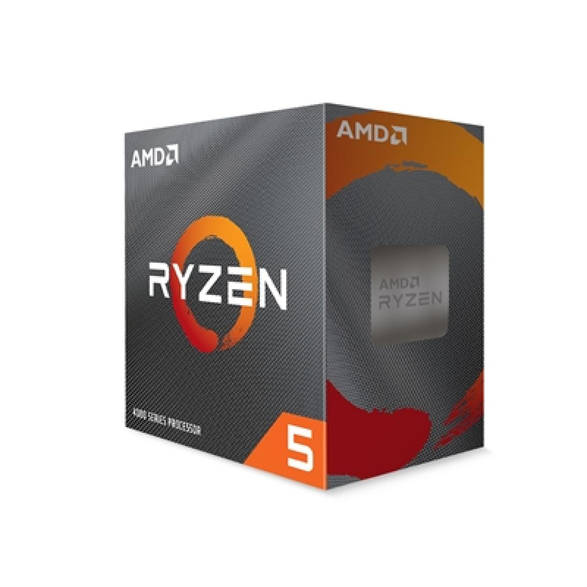 AMD Ryzen 5 4500 6 Core AM4 Processor, 12 Threads, 3.6GHz up to 4.1GHz Boost, 11MB Cache, 65W, with Wraith Stealth Cooler, No Graphics