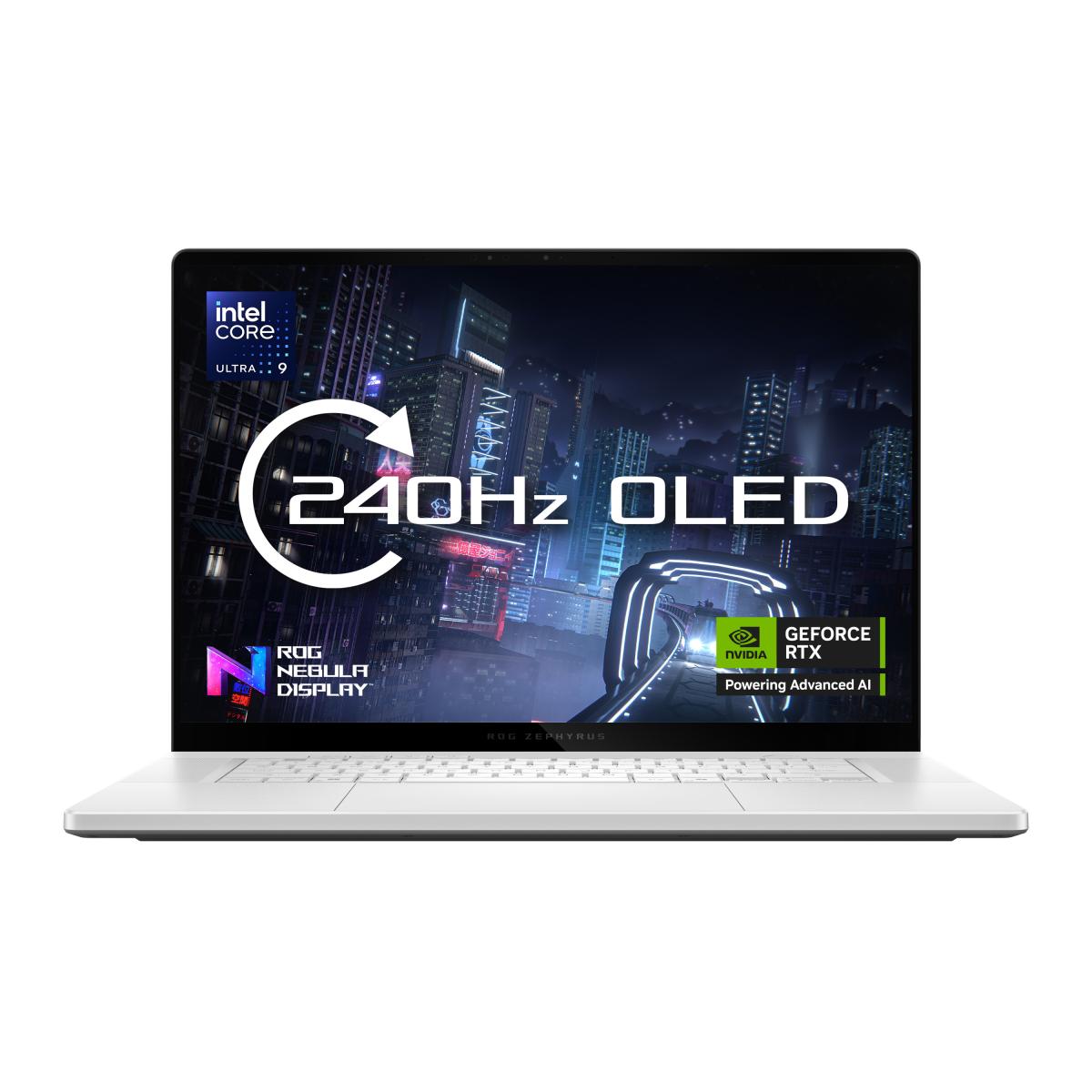 ASUS ROG Zephyrus G16 GU605CR-QR110W Intel Core Ultra 9 285H Laptop 40.6 cm (16") WQXGA 32 GB LPDDR5x-SDRAM 2 TB SSD NVIDIA GeForce RTX 5070 Ti Wi-Fi 7 (802.11be) Windows 11 Home White