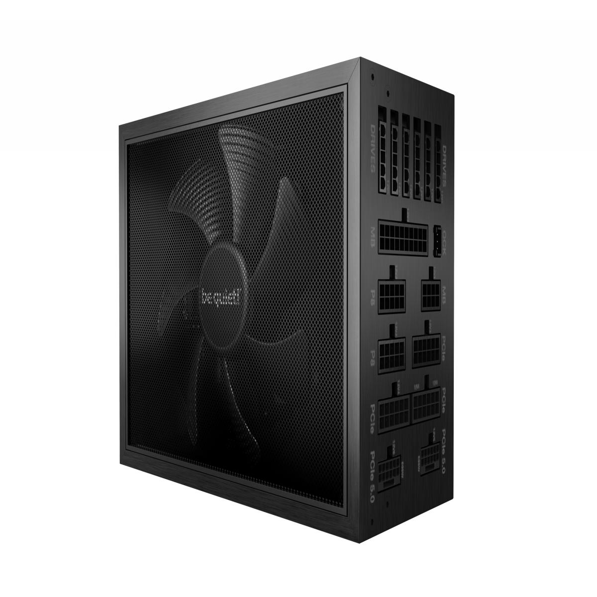 be quiet! Dark Power Pro 13 1300W PSU, 80 PLUS Titanium, ATX 3.0 PSU with full support for PCIe 5.0 GPUs and GPUs with 6+2 pin connectors, 10-year manufacturerâ€™s warranty