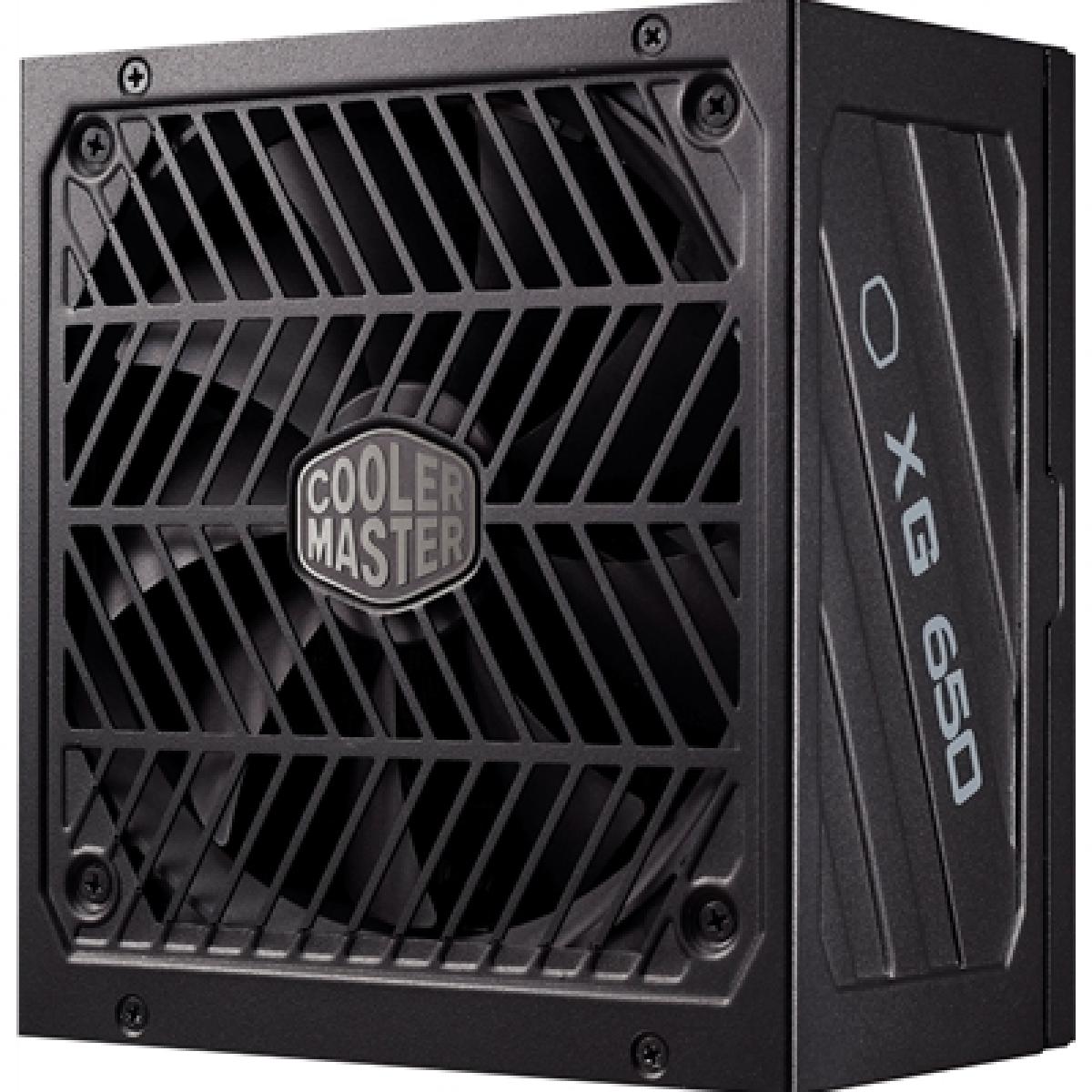 Cooler Master XG650 Platinum PSU - 80 Plus Platinum (+92% Efficiency) 650W, Fully Modular, Smart Thermal Control Mode, 135mm FDB ARGB Fan
