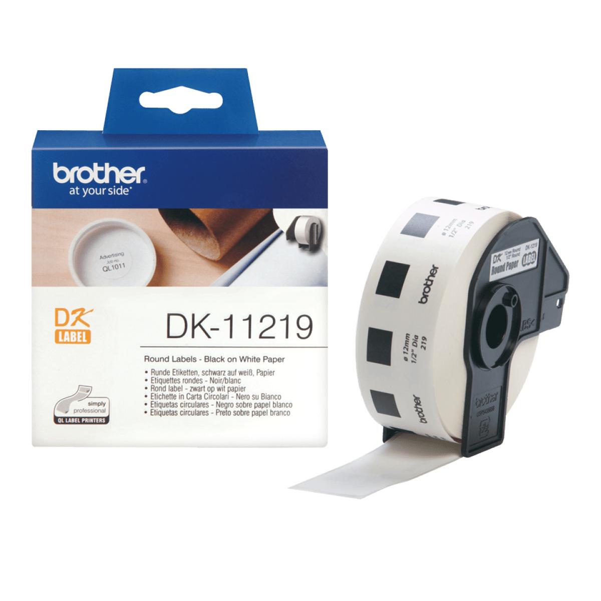 Brother DK-11219 printer label White